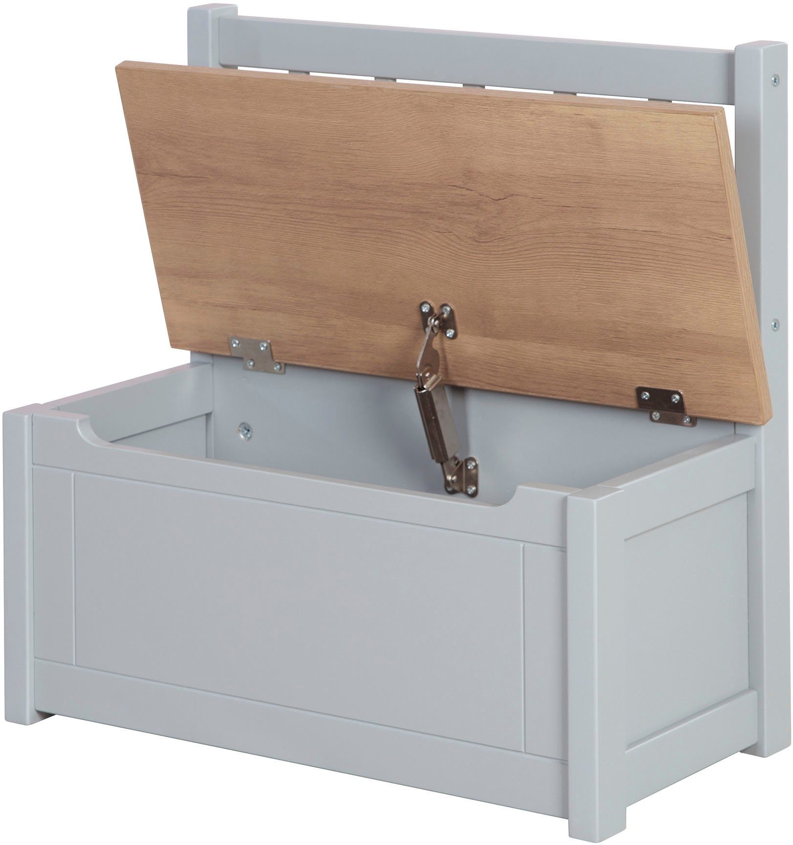 roba® Truhenbank Woody, natur & taupe, aufklappbar günstig online kaufen