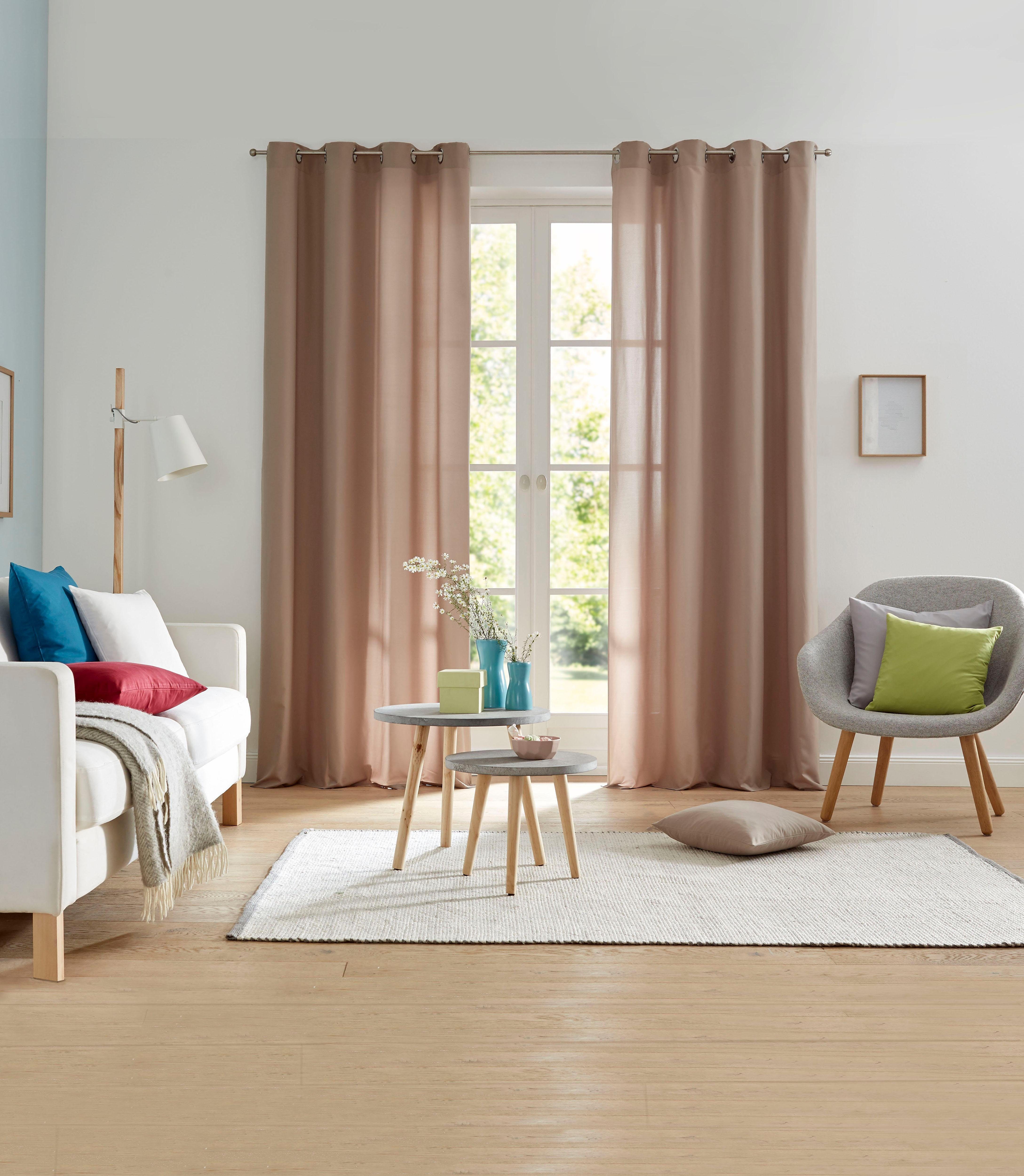 my home Dekokissen Parry Microfaser, 2-er Set, unifarben, Kissenhüllen ohne günstig online kaufen