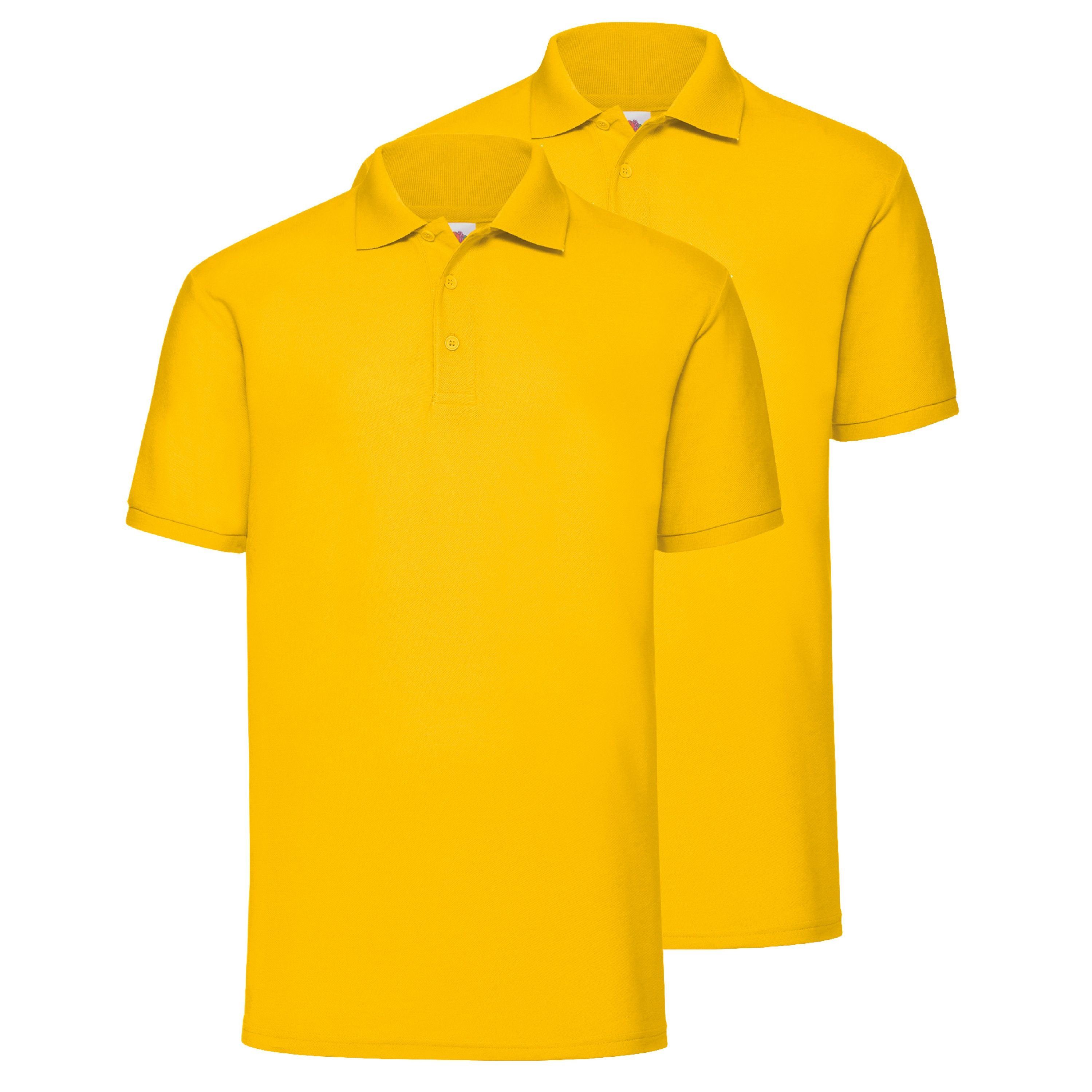 Fruit of the Loom Poloshirt 65/35 Polo sonnenblumengelb