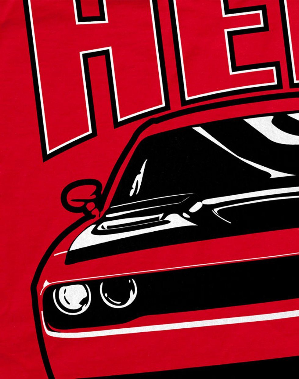 style3 T-Shirt Give em Hell muscle car hellcat v8 challenger dodge usa günstig online kaufen
