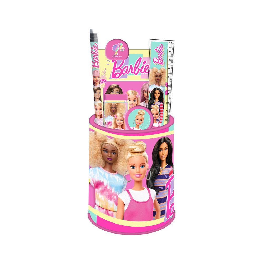 Barbie Kreativset Barbie Happy Thoughts 7-teiliges Schreibwarenset