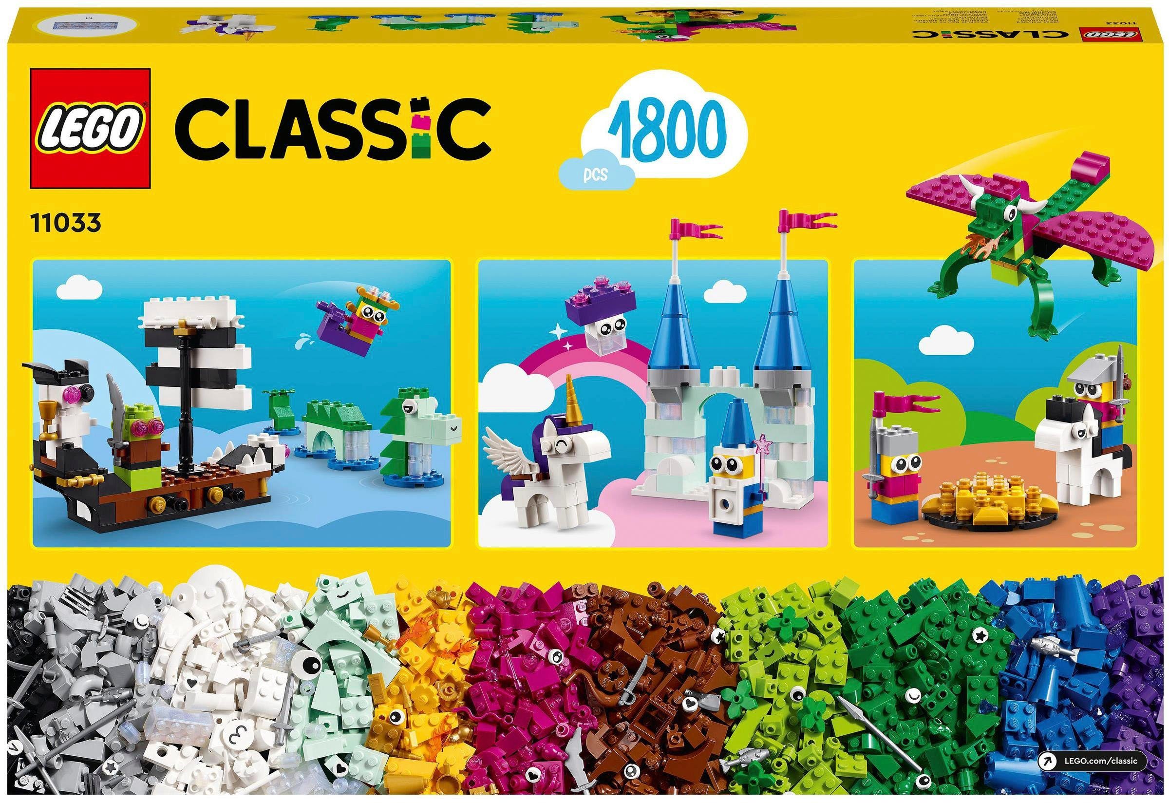 Europe Made (11033), in Kreativ-Bauset Classic, (1800 St), LEGO® Konstruktionsspielsteine LEGO® Fantasie-Universum
