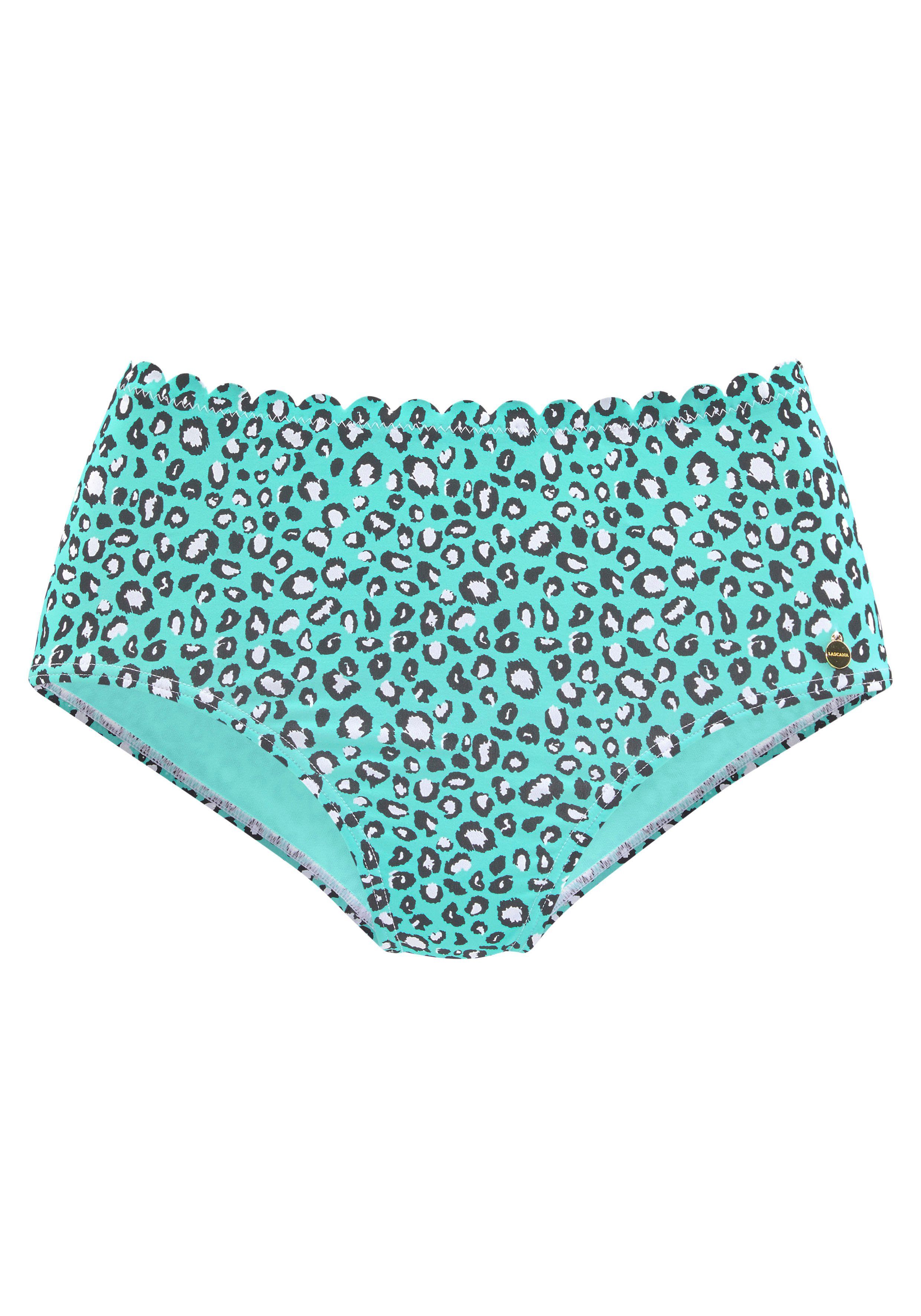 LASCANA Highwaist-Bikini-Hose Mae softe Microfaser, Mix-Kini günstig online kaufen