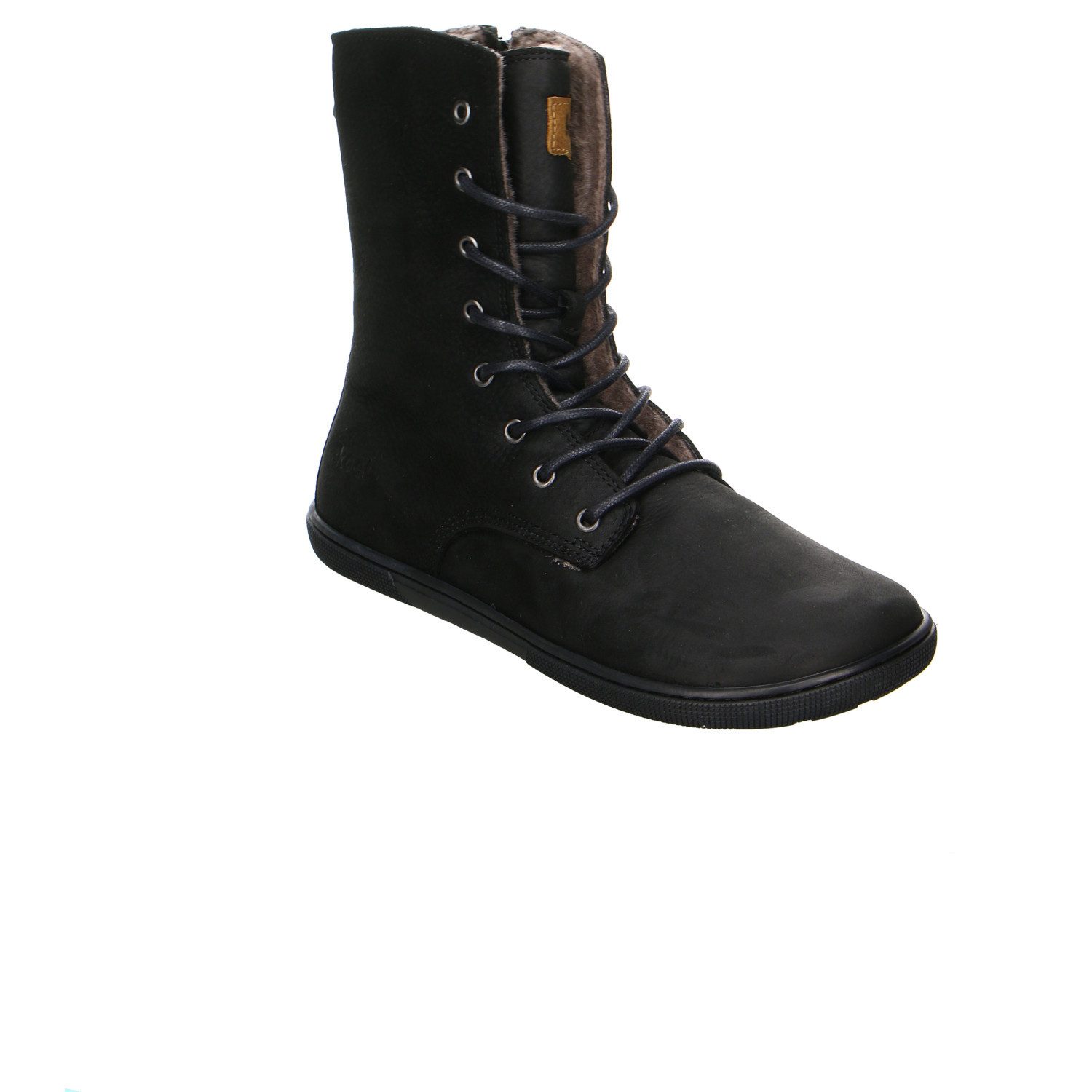 KOEL Koel Leder Schnürstiefelette schwarz Stiefelette