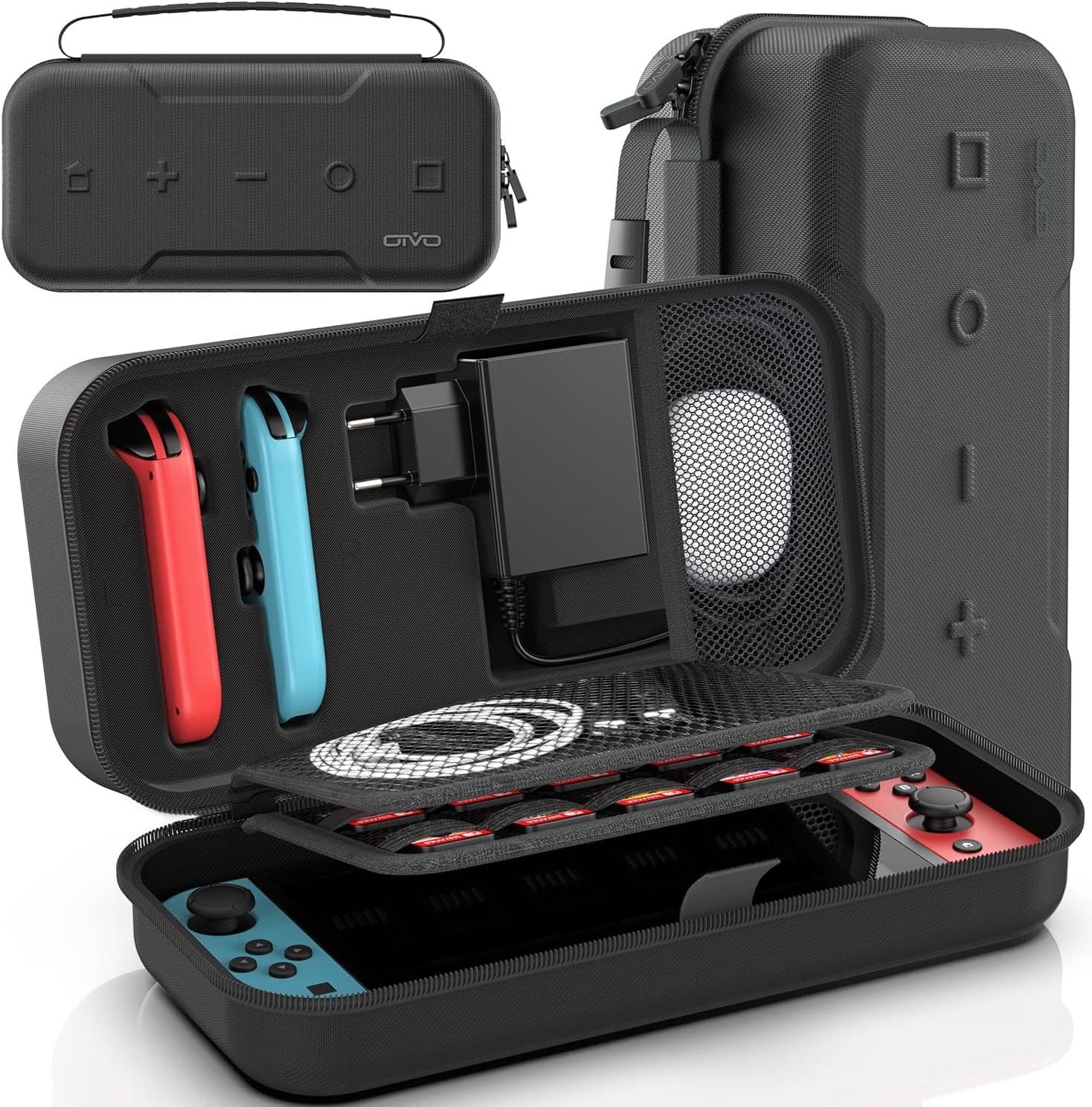 Nintendo-Schutzhülle Switch/OLED Tasche,Schutzhülle,Zubehör Lagerung Tragetasche,Game Case