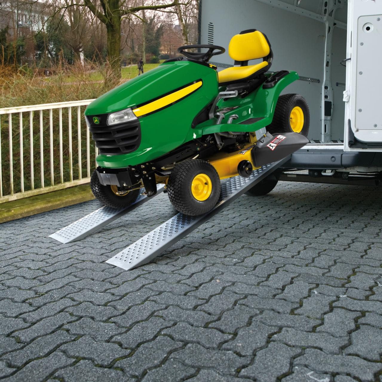 UNITEC Auffahrrampe Unitec Auffahrrampe Alu 150x21,4cm 2 Stück je 200