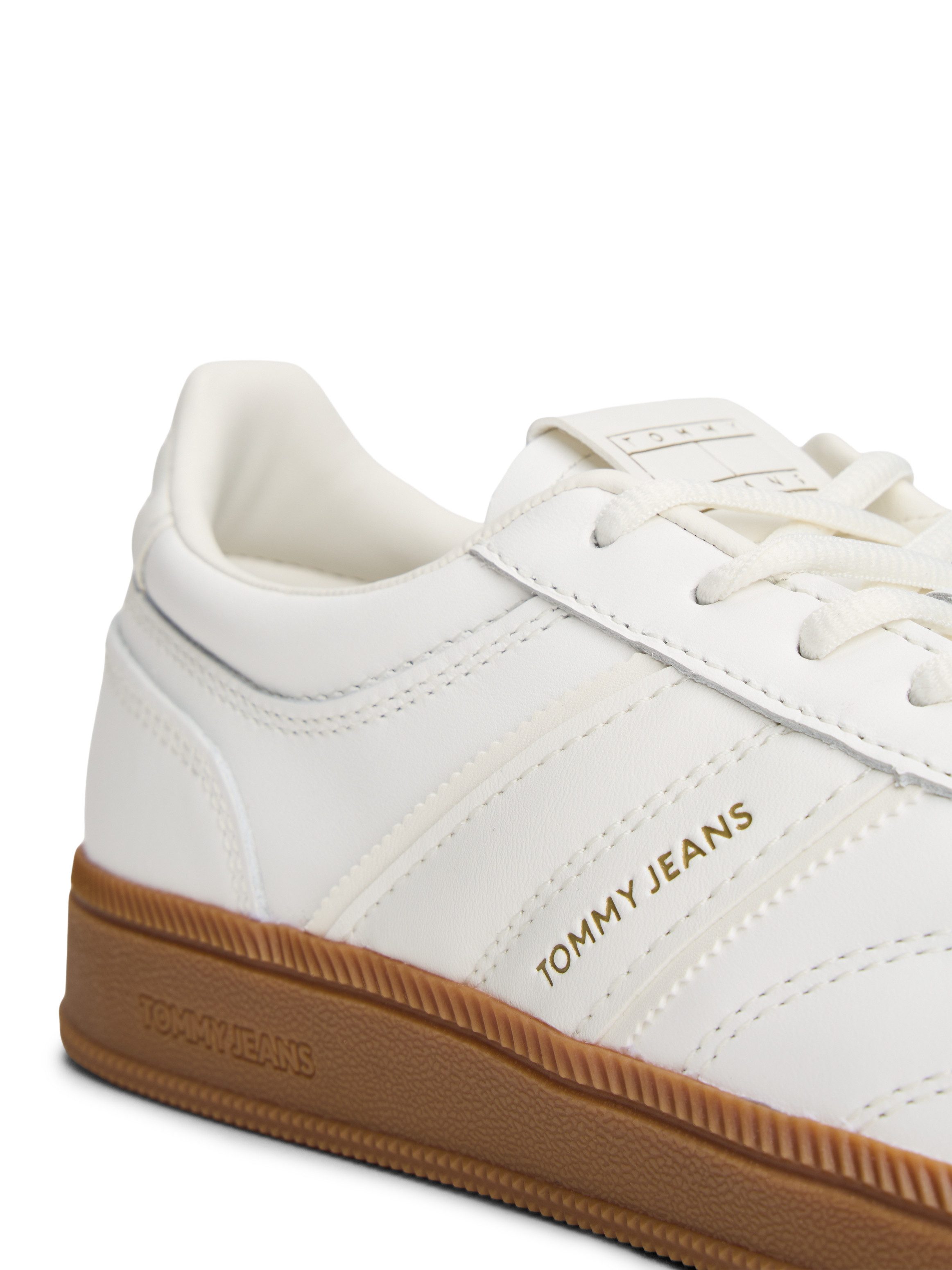 Tommy Jeans THE GREENWICH EDGE LEATHER Keilsneaker Freizeitschuh, Halbschuh günstig online kaufen