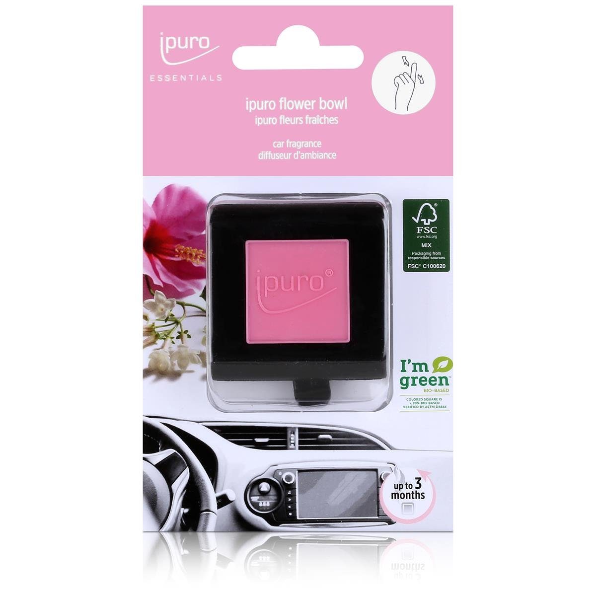 IPURO Raumduft Essentials by Ipuro Car Line Autoduft flower bowl - Blumige Note (1er
