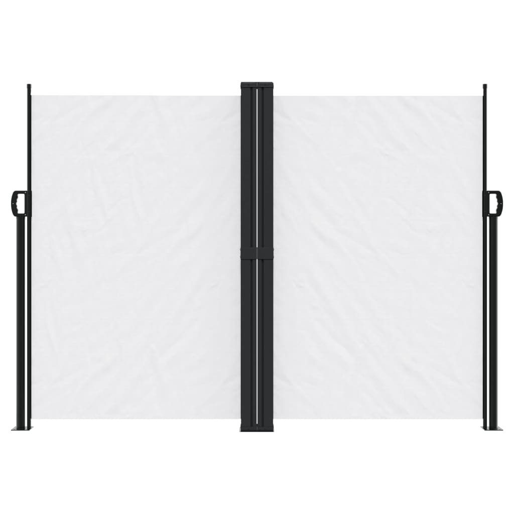 vidaXL Seitenmarkise 180 x 600 cm Seitenmarkise Ausziehbar Weiß 180x600 cm