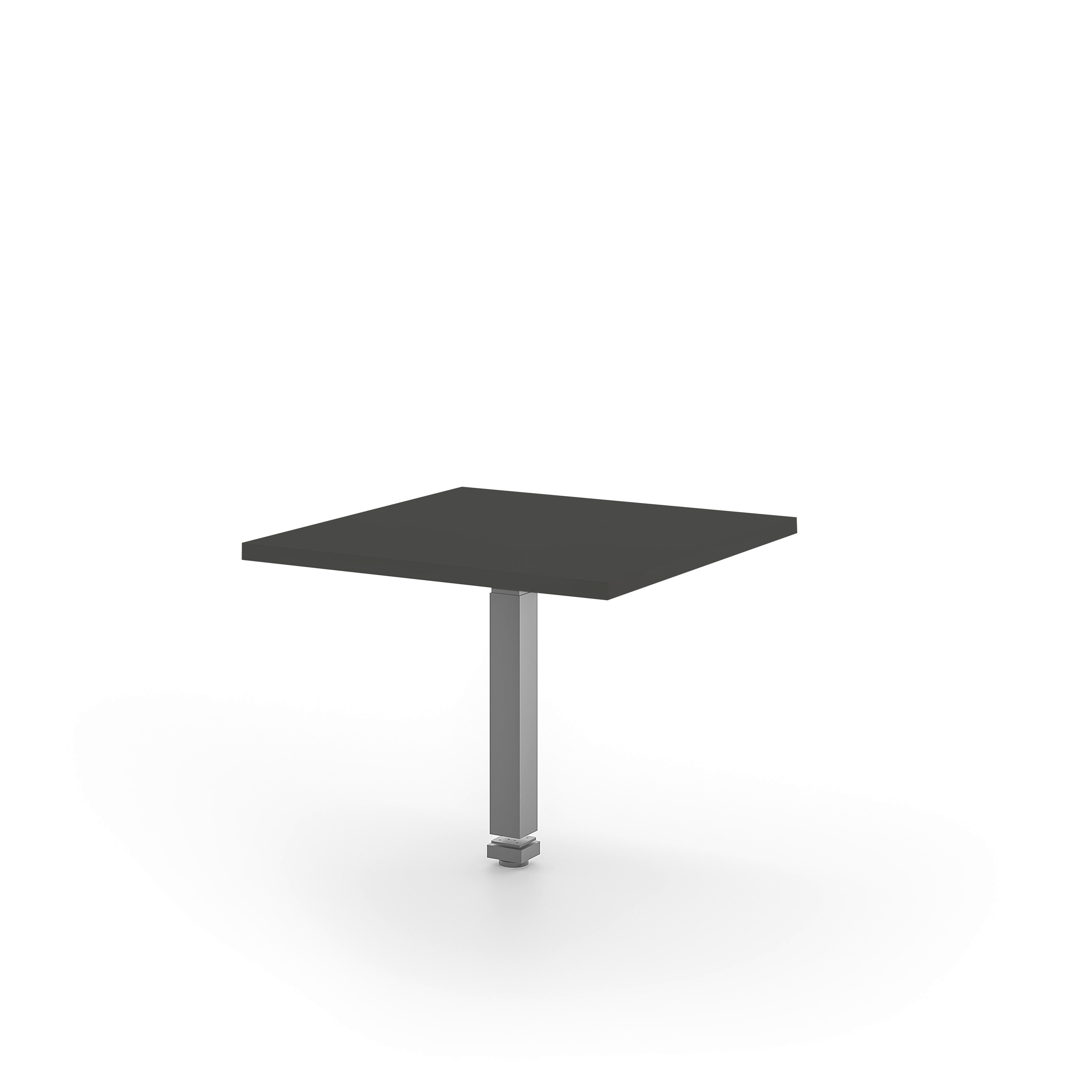 möbel-direkt.de Schreibtischplatte Ecktischplatte mit Metallfuß Big Profi Desk