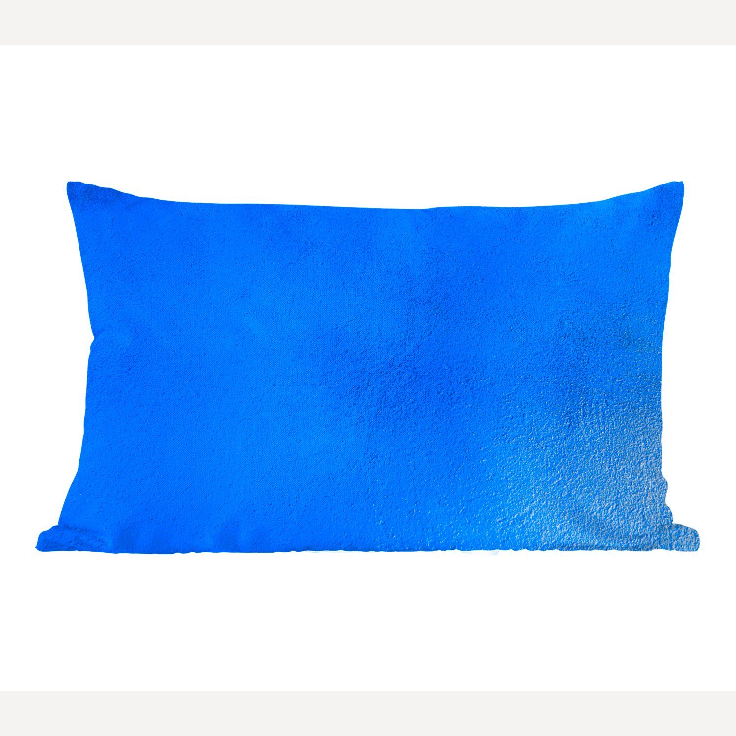 MuchoWow Dekokissen Wand - Farbe - Blau, Wohzimmer Dekoration, Zierkissen, Dekokissen mit Füllung, Schlafzimmer