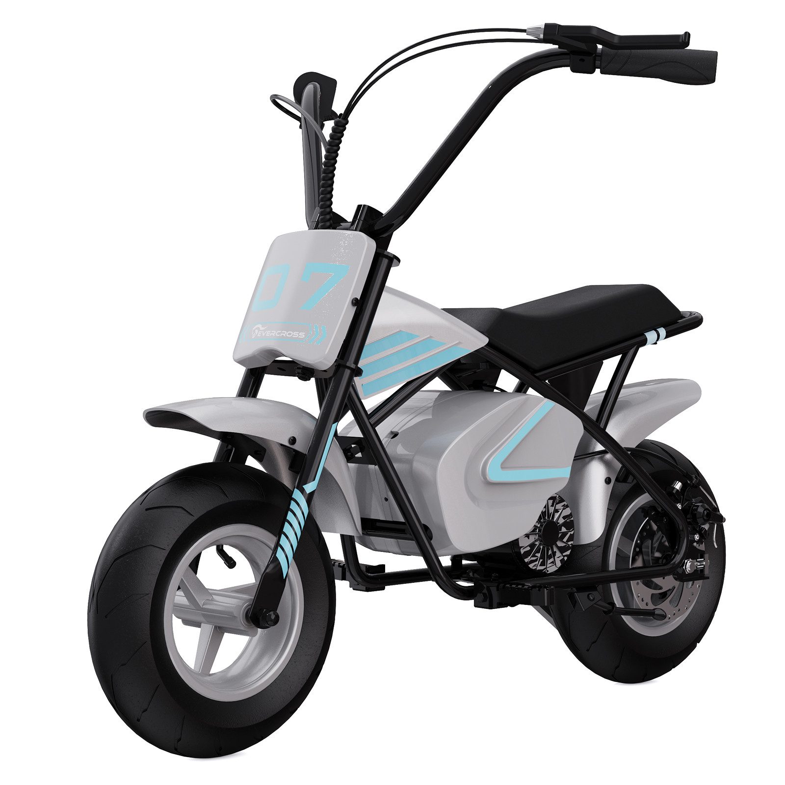 EVERCROSS TECH Elektro-Kindermotorrad EV07M Elektro Motorrad mit 300W Motor, 11 Zoll Luftreifen, MAX 10KM Lange Reichweite, Elektromotorrad für Kinder