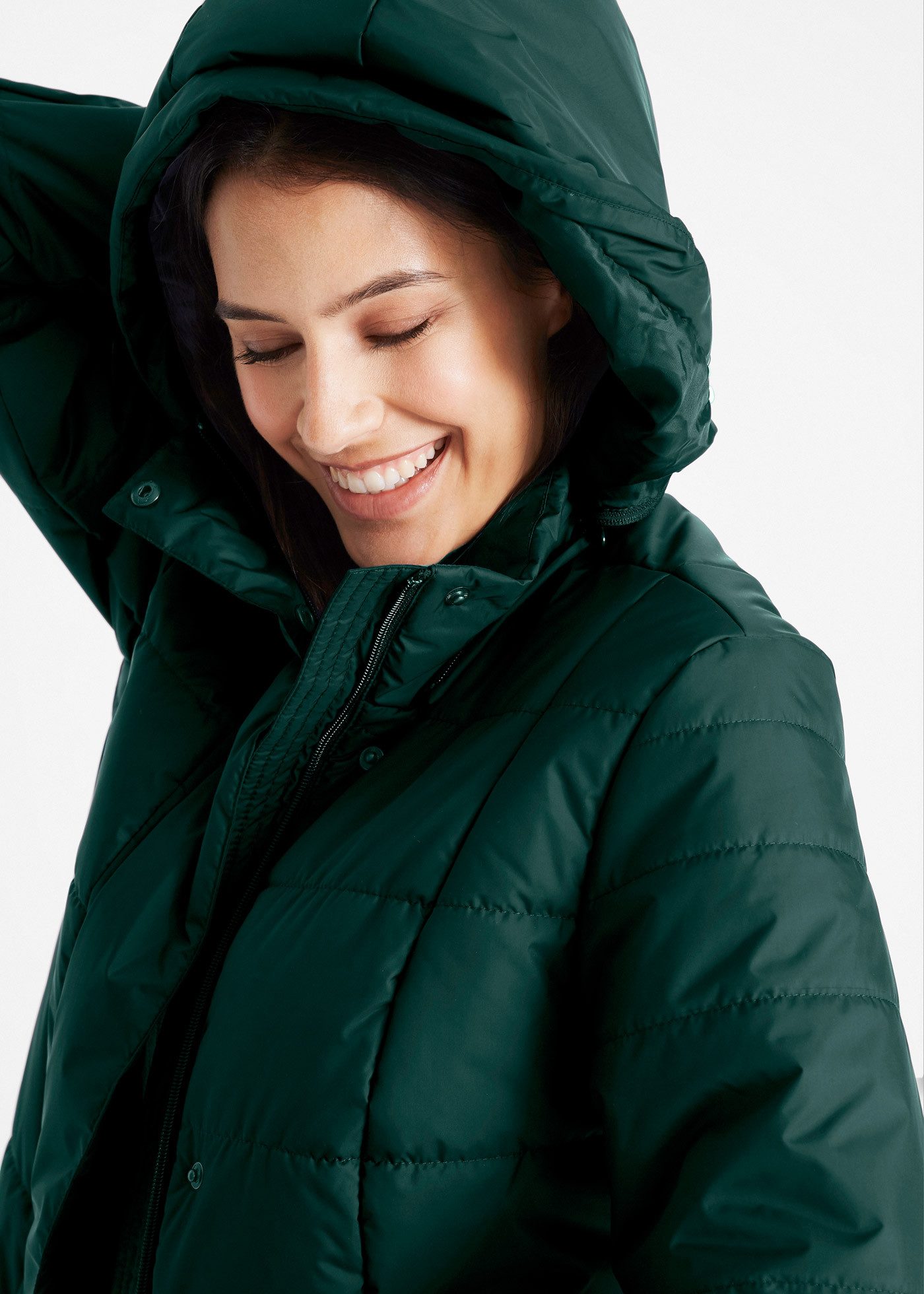 bonprix Steppmantel Steppmantel mit abnehmbarer Kapuze günstig online kaufen