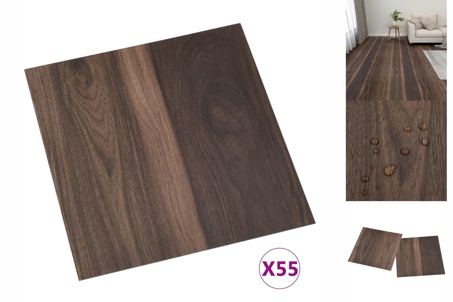 vidaXL Laminat PVC Laminatböden Selbstklebend Dielen günstig online kaufen