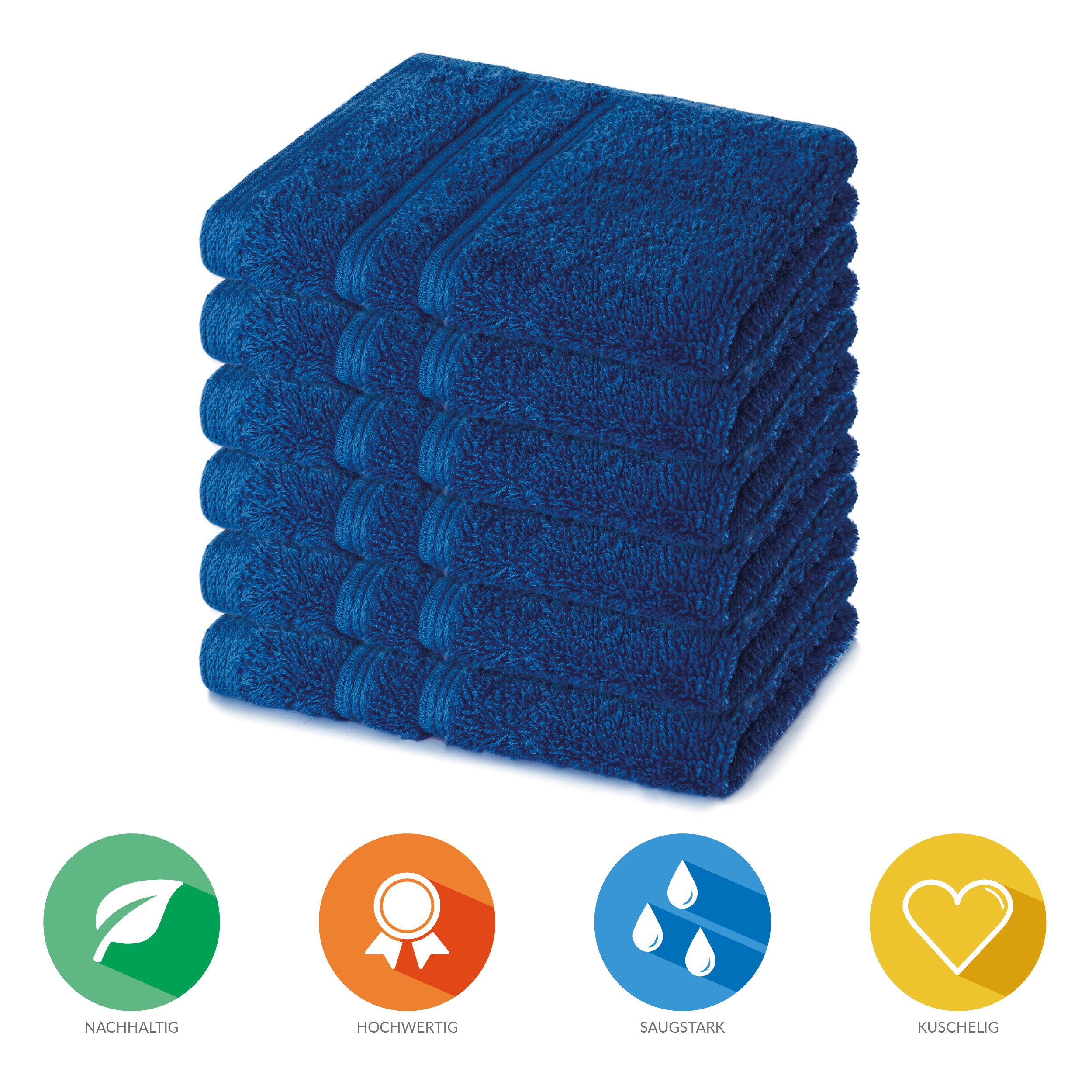 Lavea Seiftuch Bali Seiftücher, Waschlappen Frottee 30x30 cm, Weiches Bio-B günstig online kaufen