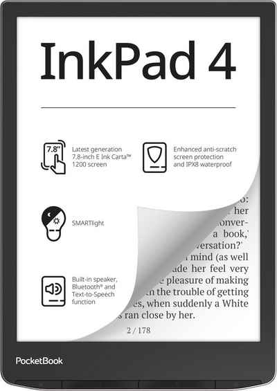 PocketBook InkPad 4 E-Book (7,8", 32 GB)