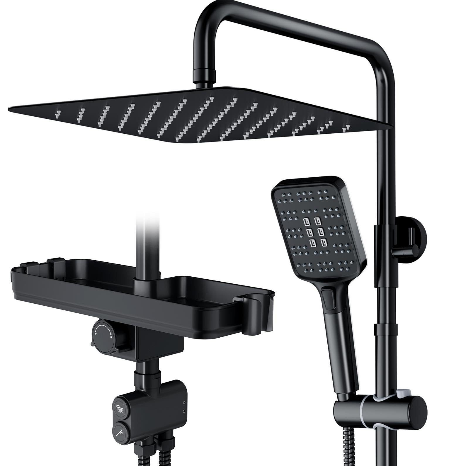 Rainsworth Duschsystem mit Armatur, mit Ablage, günstig online kaufen