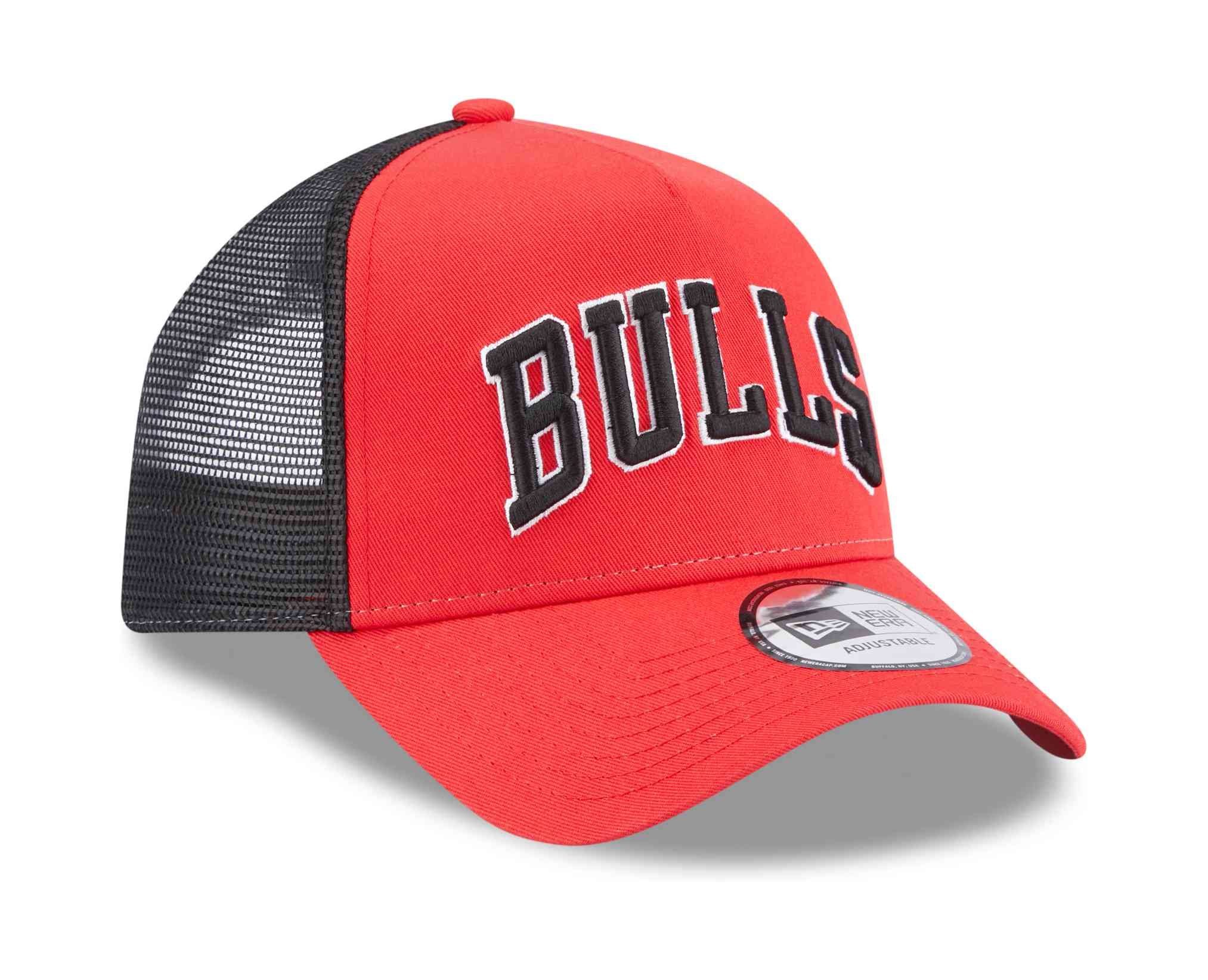 New Era Snapback Cap Bulls Chicago Trucker Script Team NBA