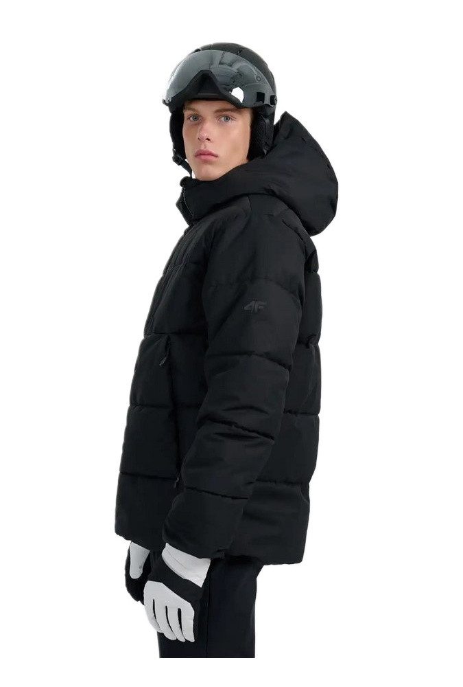 4F Winterjacke Winter-Skijacke Technical M0788 mit Kapuze und Schneefang
