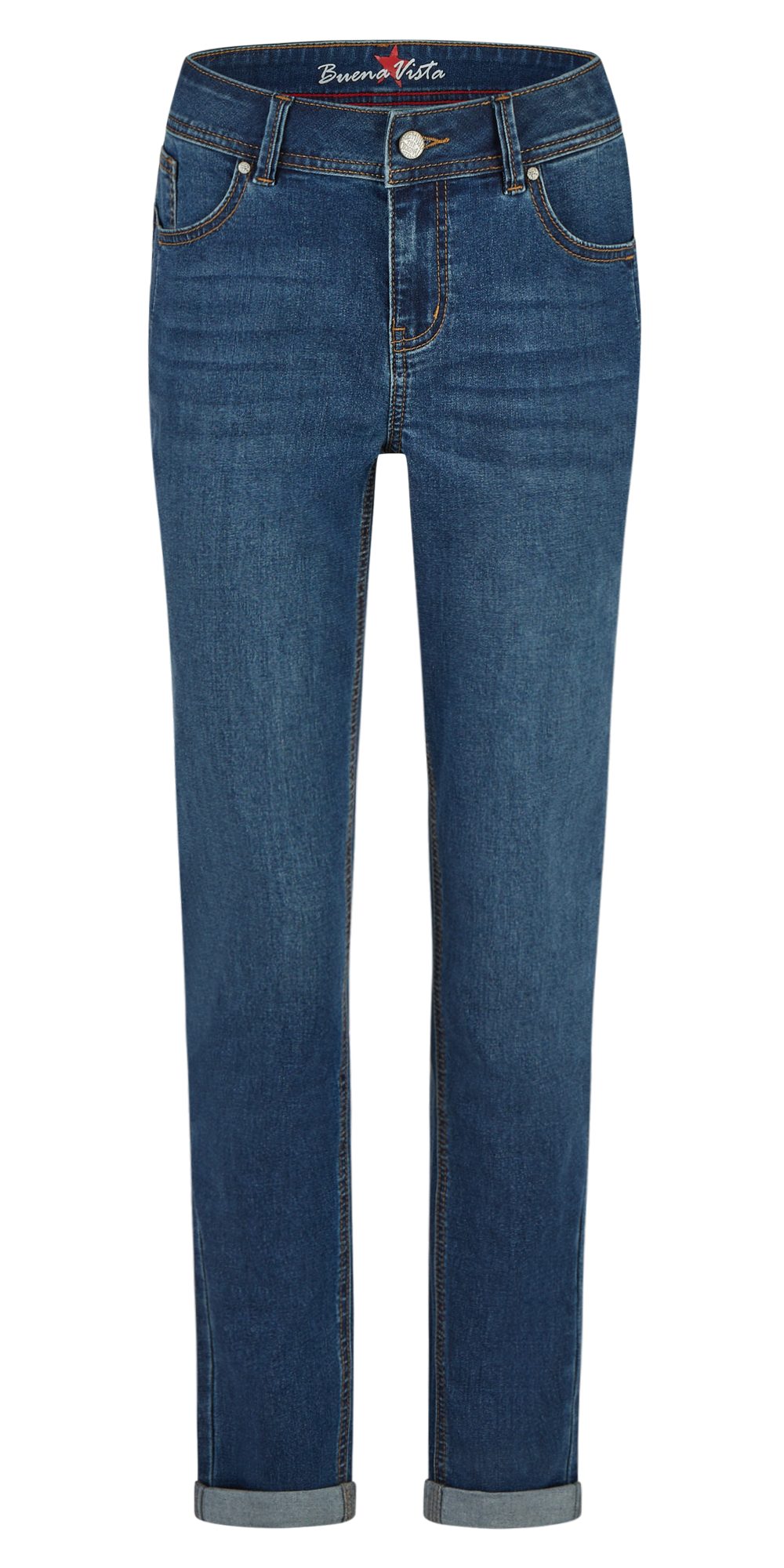 Stretch-Jeans BUENA VISTA MALIBU-ZIP HIGH mid stone 2511 B5914 370.2519 - Stretch