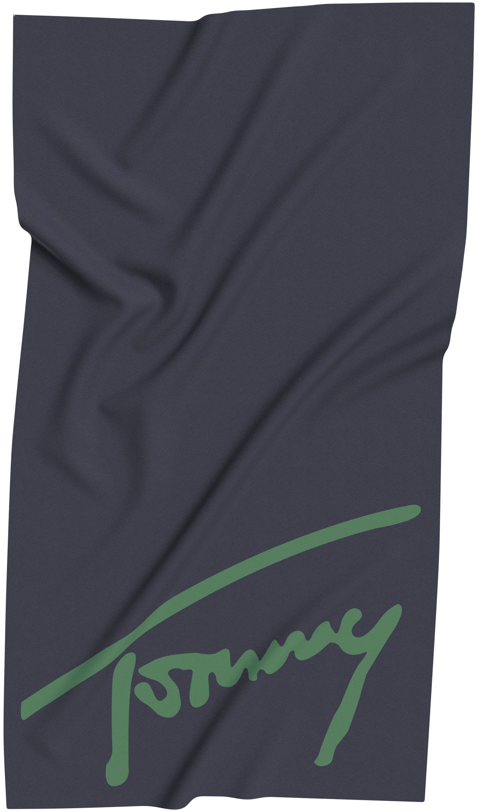 Handtuch TOWEL, für Hilfiger Tommy Frottee Strandanlässe Swimwear (1-St),