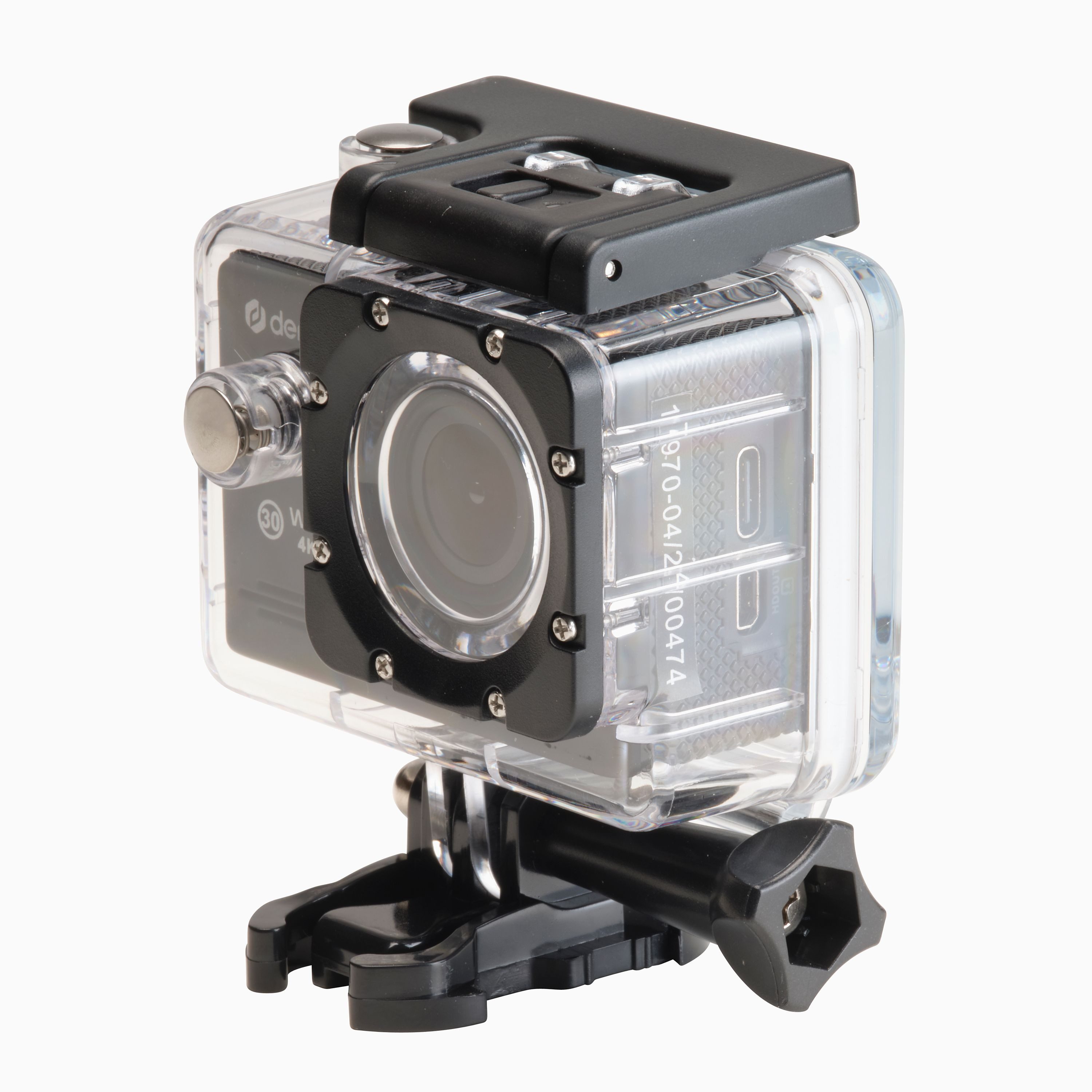 Denver ACK-8064 Action Cam (4K Ultra HD, 1x ACK-8064 Actioncam mit Equipment, 4k UltraHD, eingebautes Mikrofon)