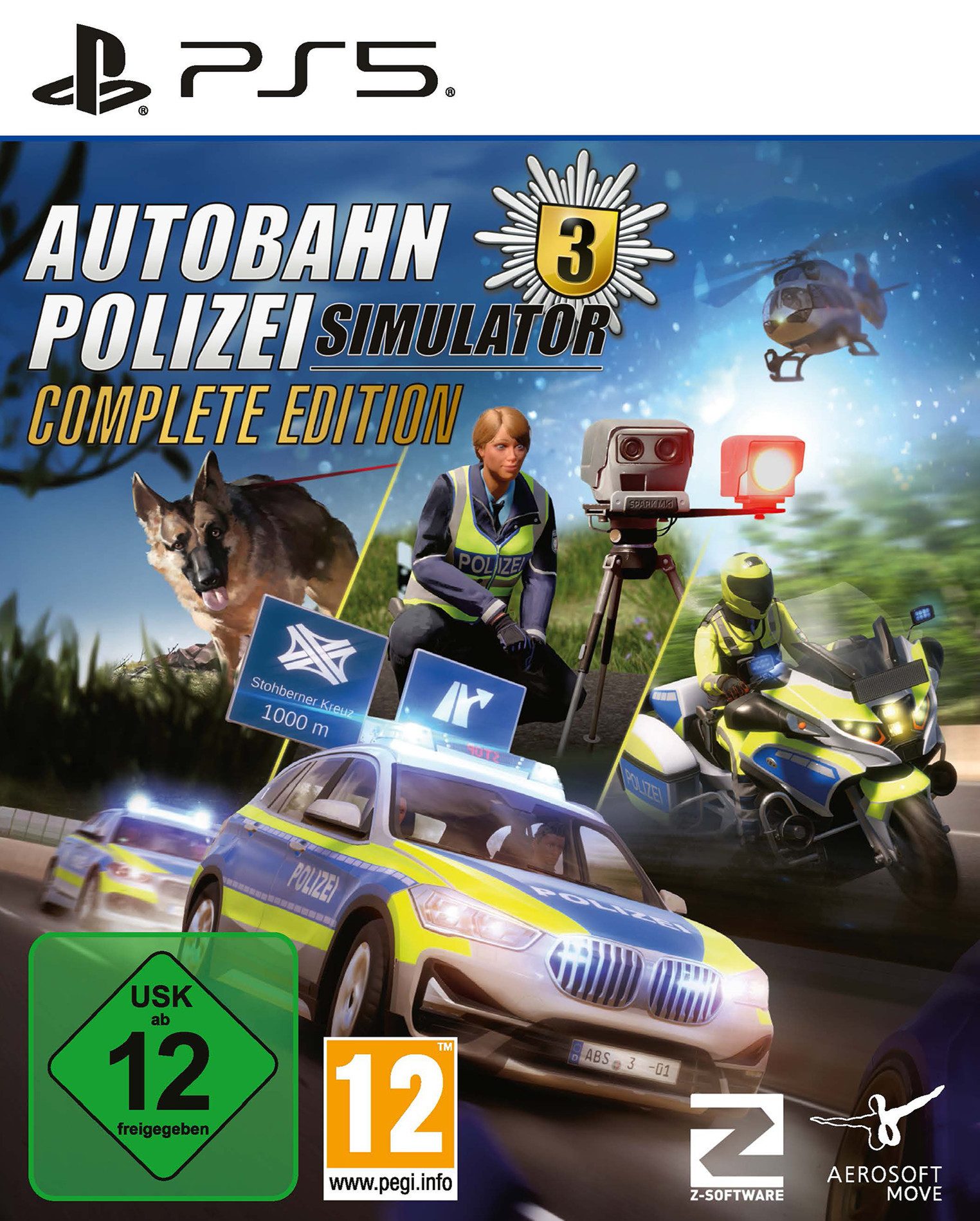 Autobahn-Polizei Simulator 3 C [Playstation 5] (Blu-ray Disc), PlayStation 5