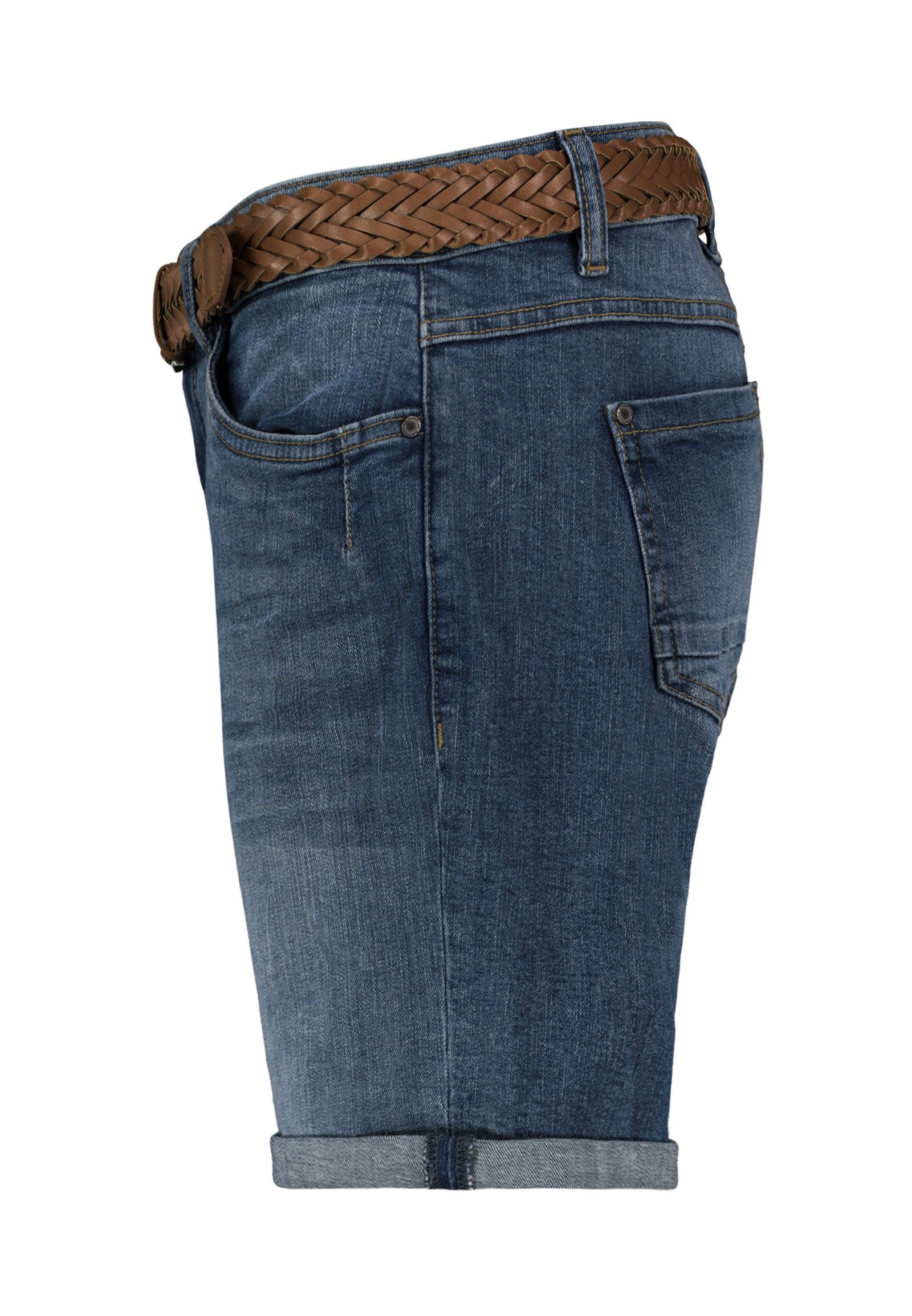 SUBLEVEL Bermudas Damen Jeans Shorts Bermuda Kurze Hose Shorts Short Denim Stretch Denim – Bild 3 von 4