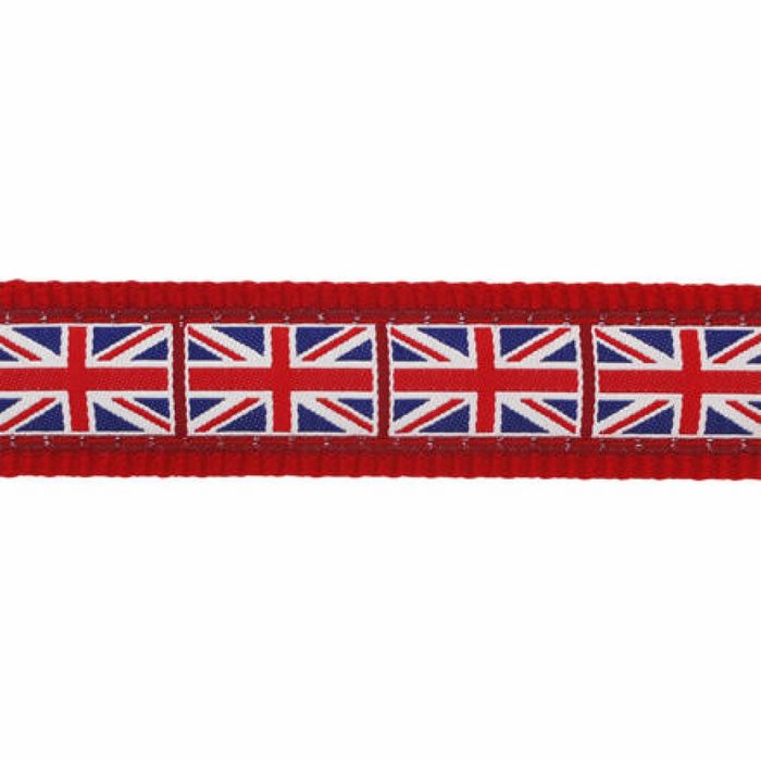 Red Dingo Hundeleine RD-Blei 12 mm x 2 m - Union Jack Flagge