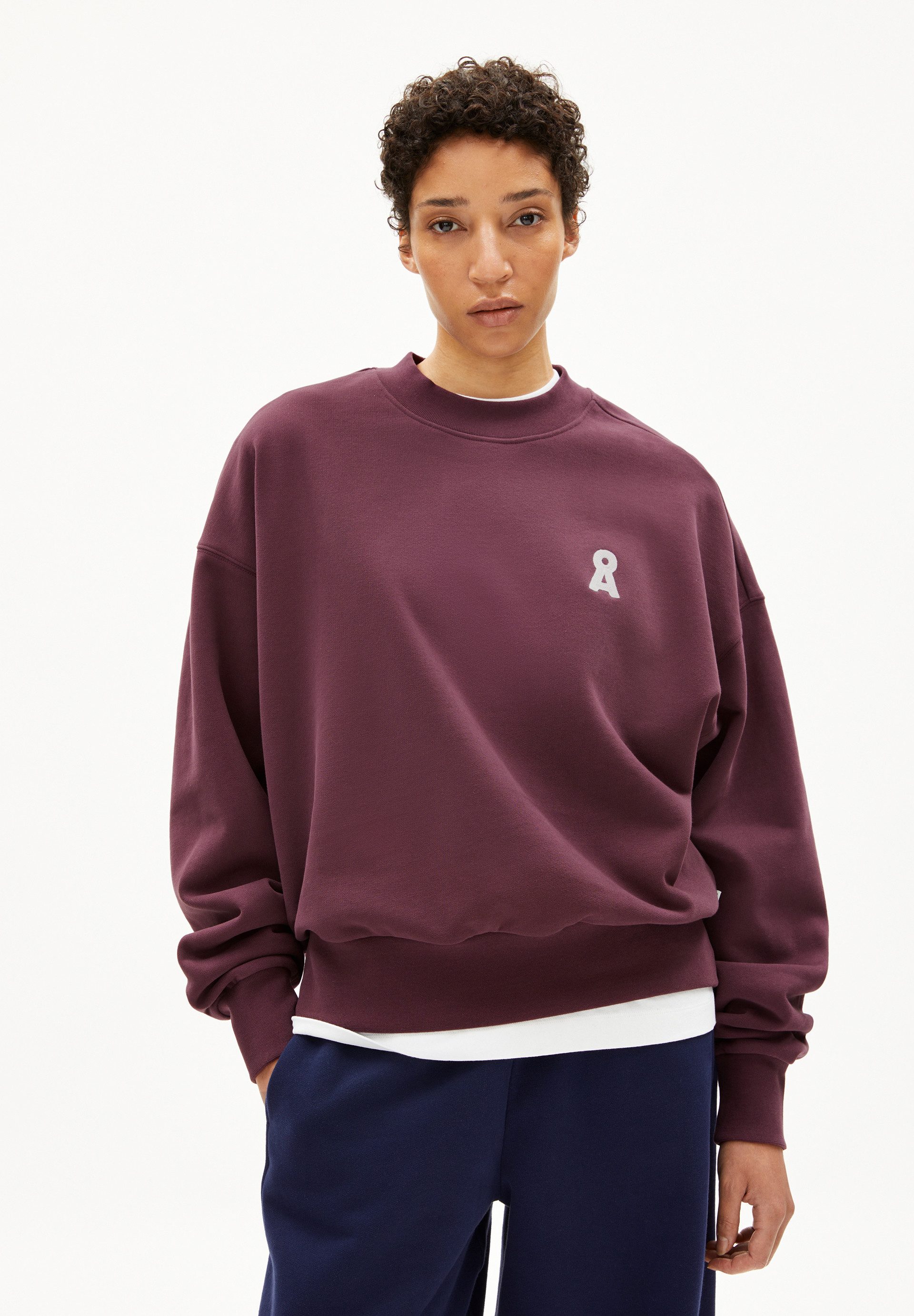 Armedangels Sweatshirt ICONIC Å ALIZAA Sweatshirt aus Bio-Baumwolle Oversized Fit