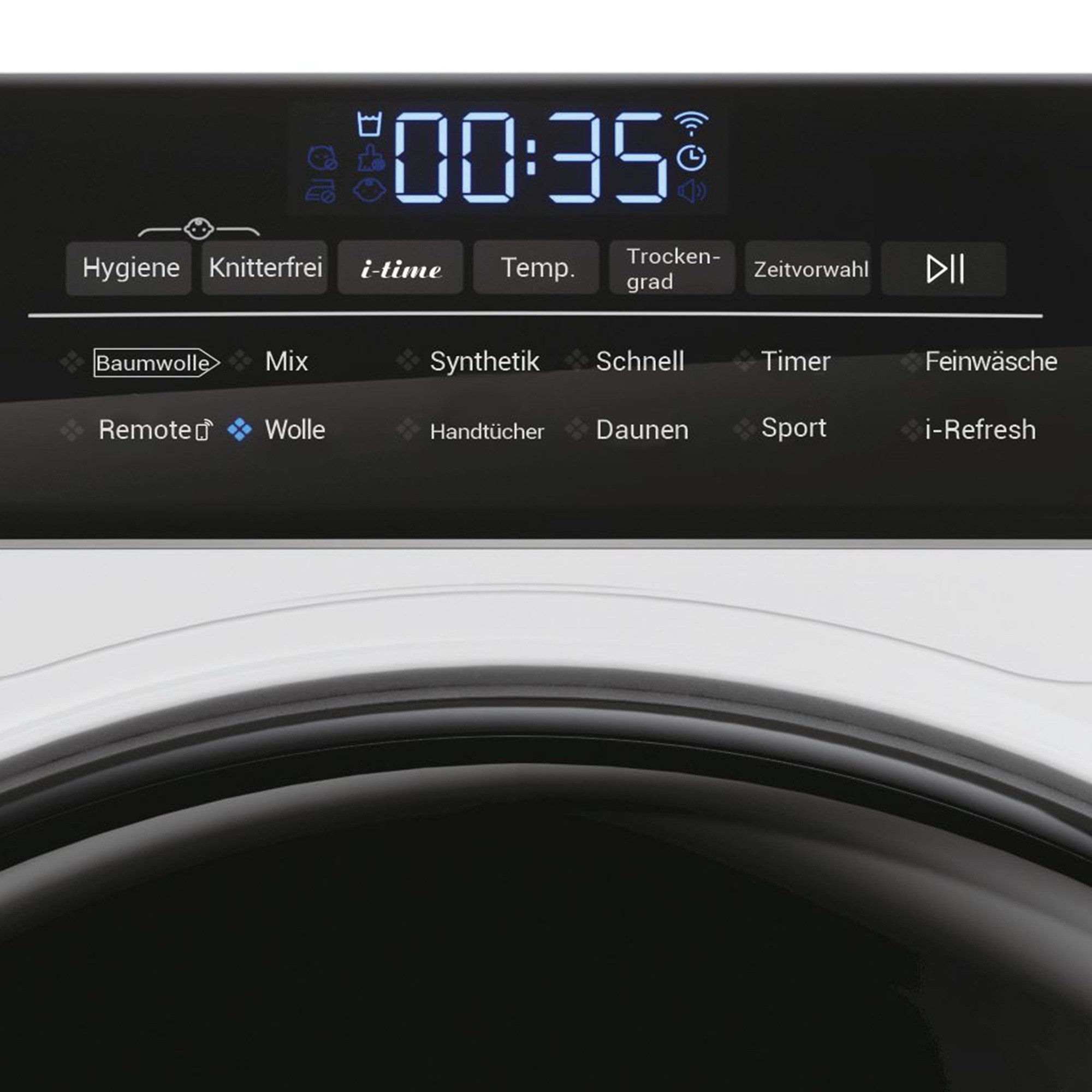 Haier Wärmepumpentrockner HD91-A3959E, Smart hOn App, i-Refresh, Pillowdrum, 12 Programme