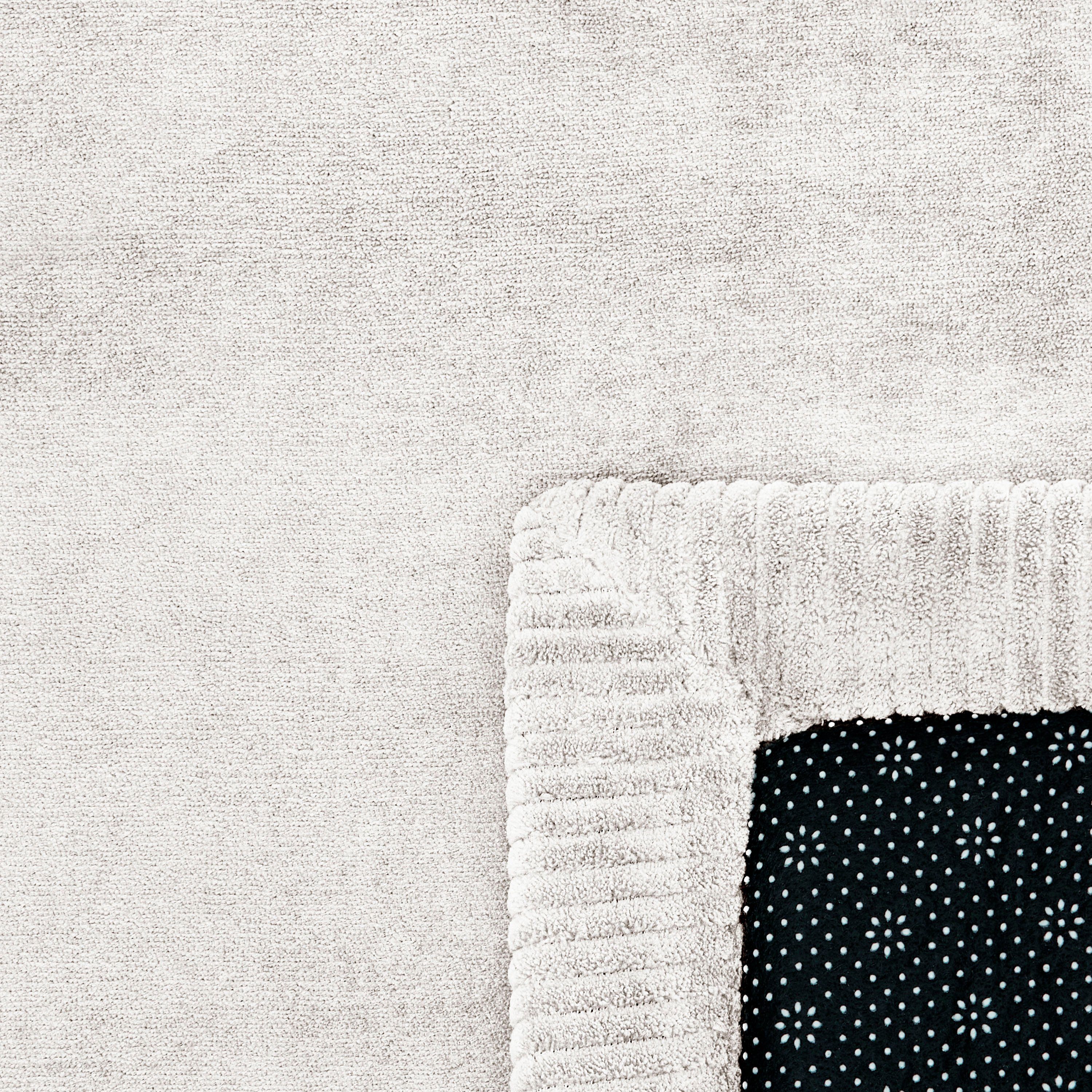 hellbeige Kurzflor, 475, Home, waschbar mit rechteckig, Teppich Foam, Höhe: 24 mm, Uni-Farben, Memory Paco Tatami