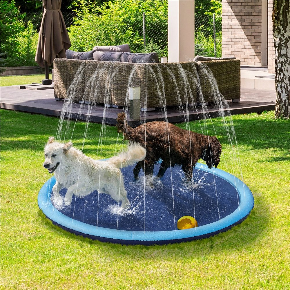 Yaheetech Hundepool Ø 150/170 cm, Wasserspielmatte günstig online kaufen