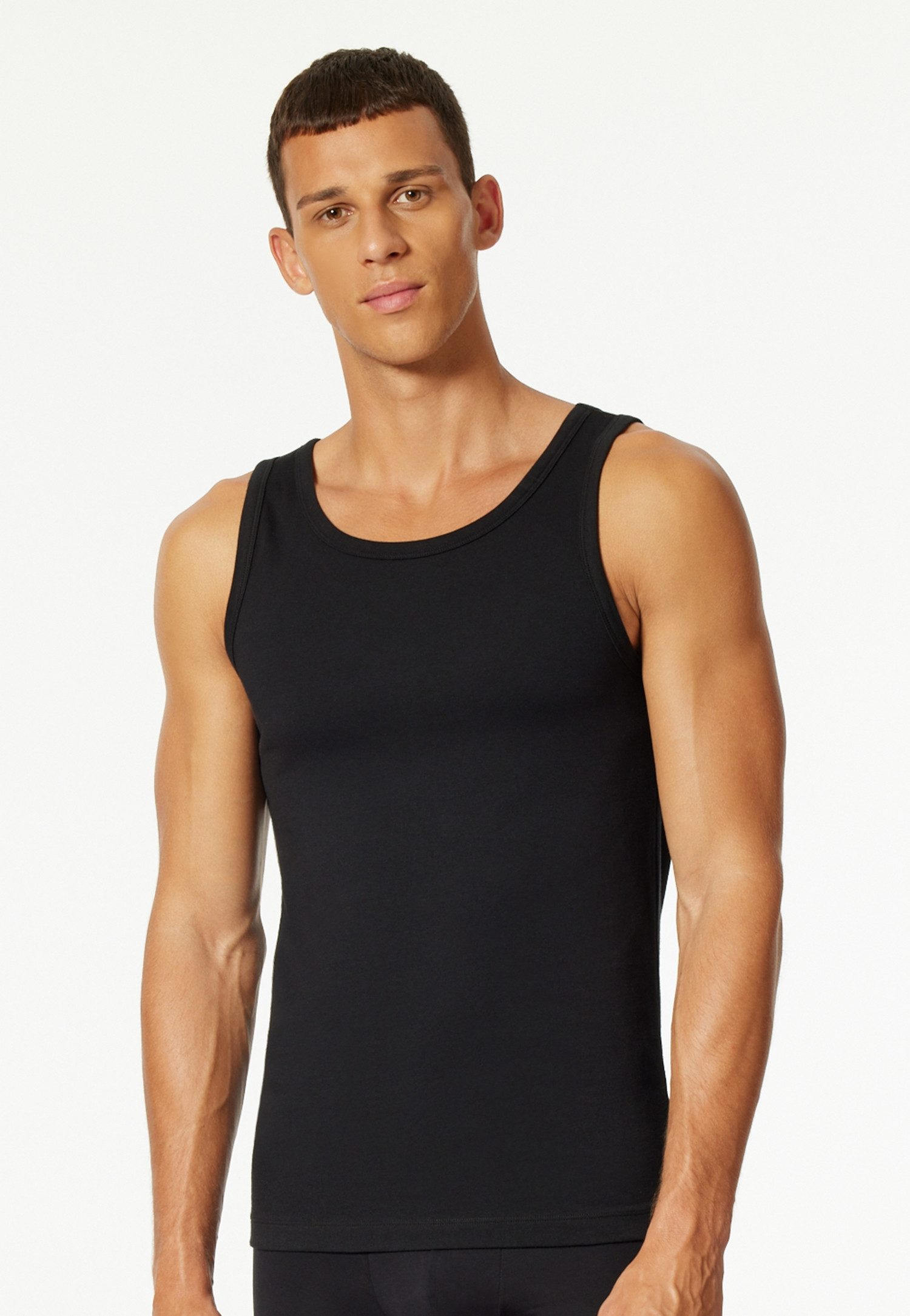 uncover by SCHIESSER Unterhemd Uncover Cotton (2er Pack) Rundhals, elastisc günstig online kaufen