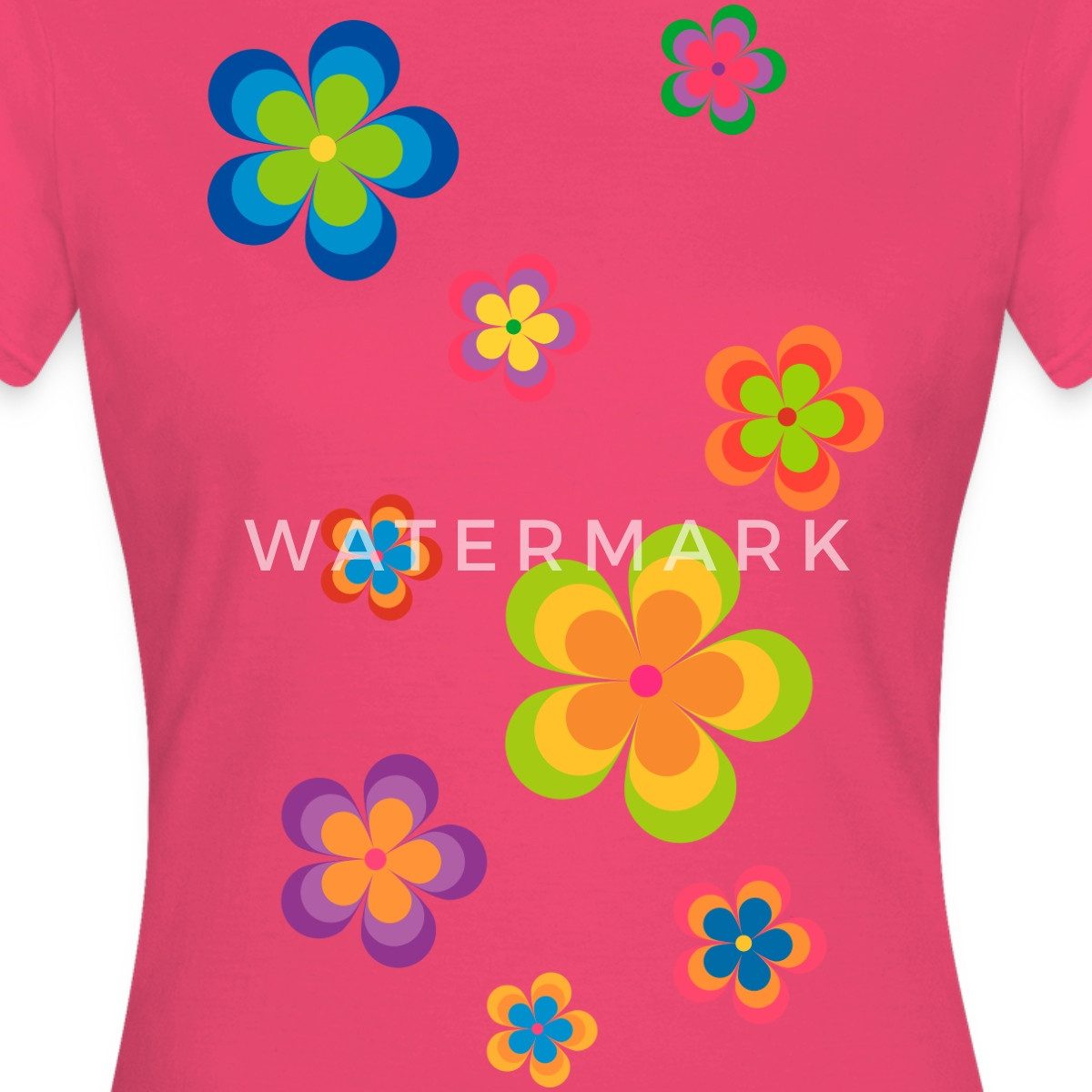 Spreadshirt T-Shirt Hippie Flower Power Blumen günstig online kaufen