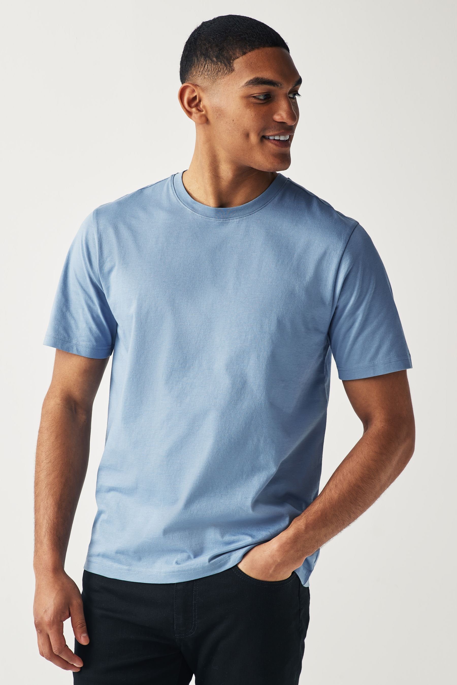 Next T-Shirt Essential T-Shirt mit Rundhalsausschnitt (1-tlg) günstig online kaufen