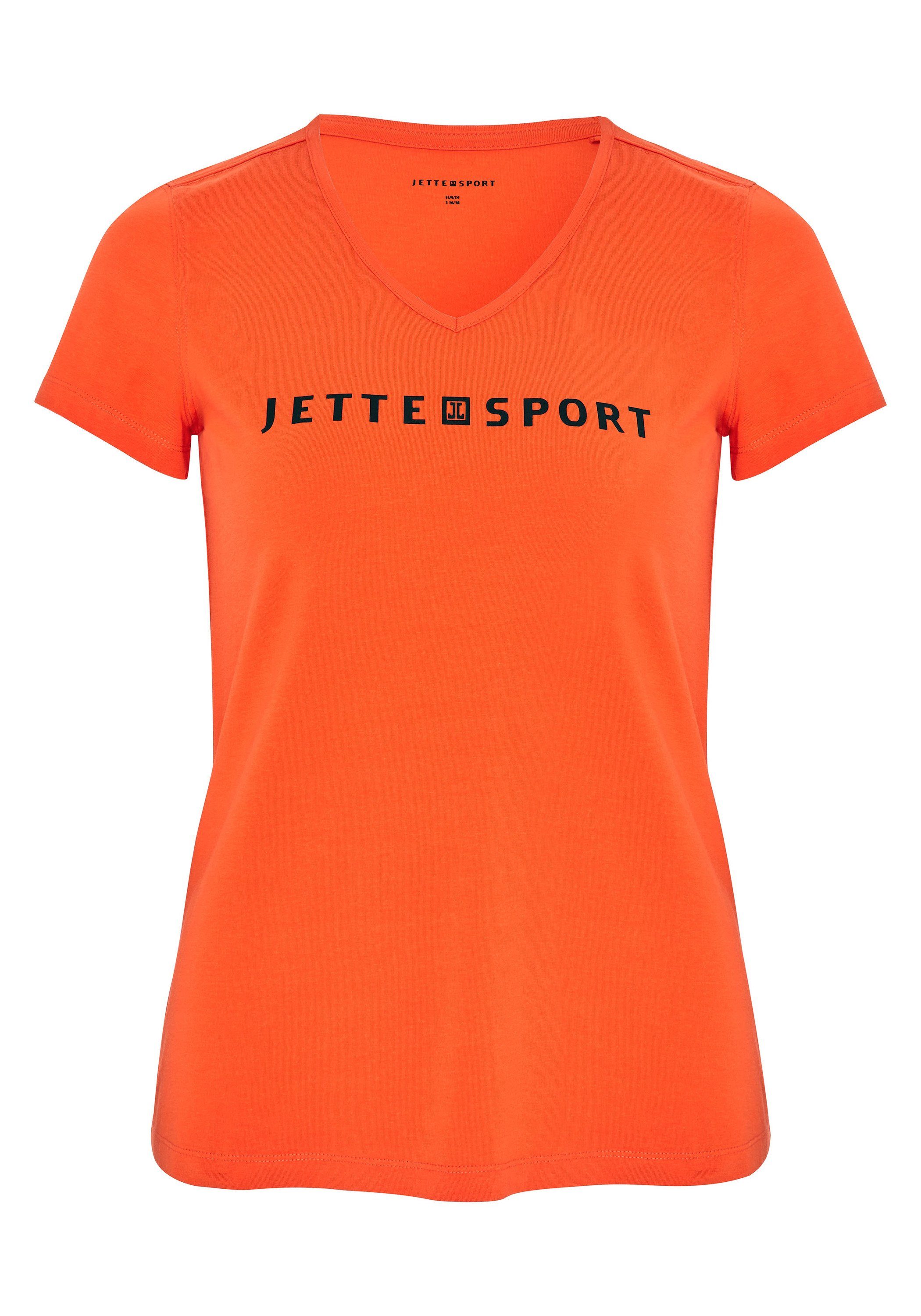 JETTE SPORT Print-Shirt mit Logo-Schriftzug
