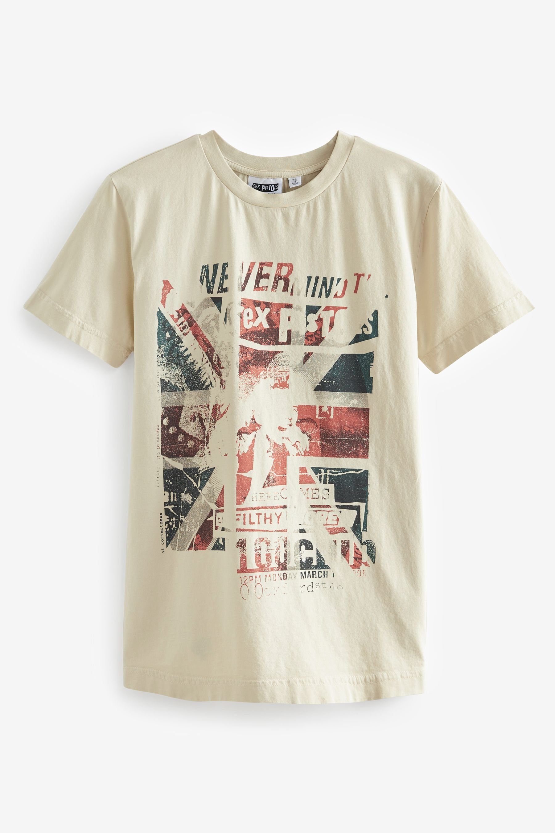 Next T-Shirt Offizielles T-Shirt mit (1-tlg) Sex-Pistols-Grafik