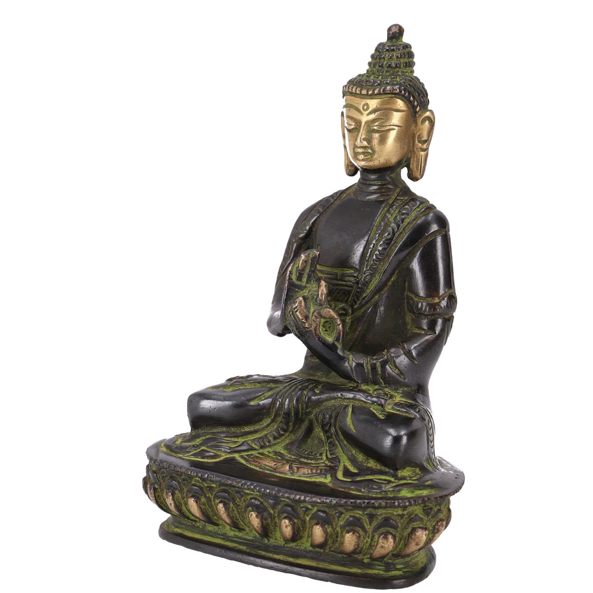 aus Dharmachakra Buddhafigur Statue Messing Mudra Guru-Shop 14.. Buddha