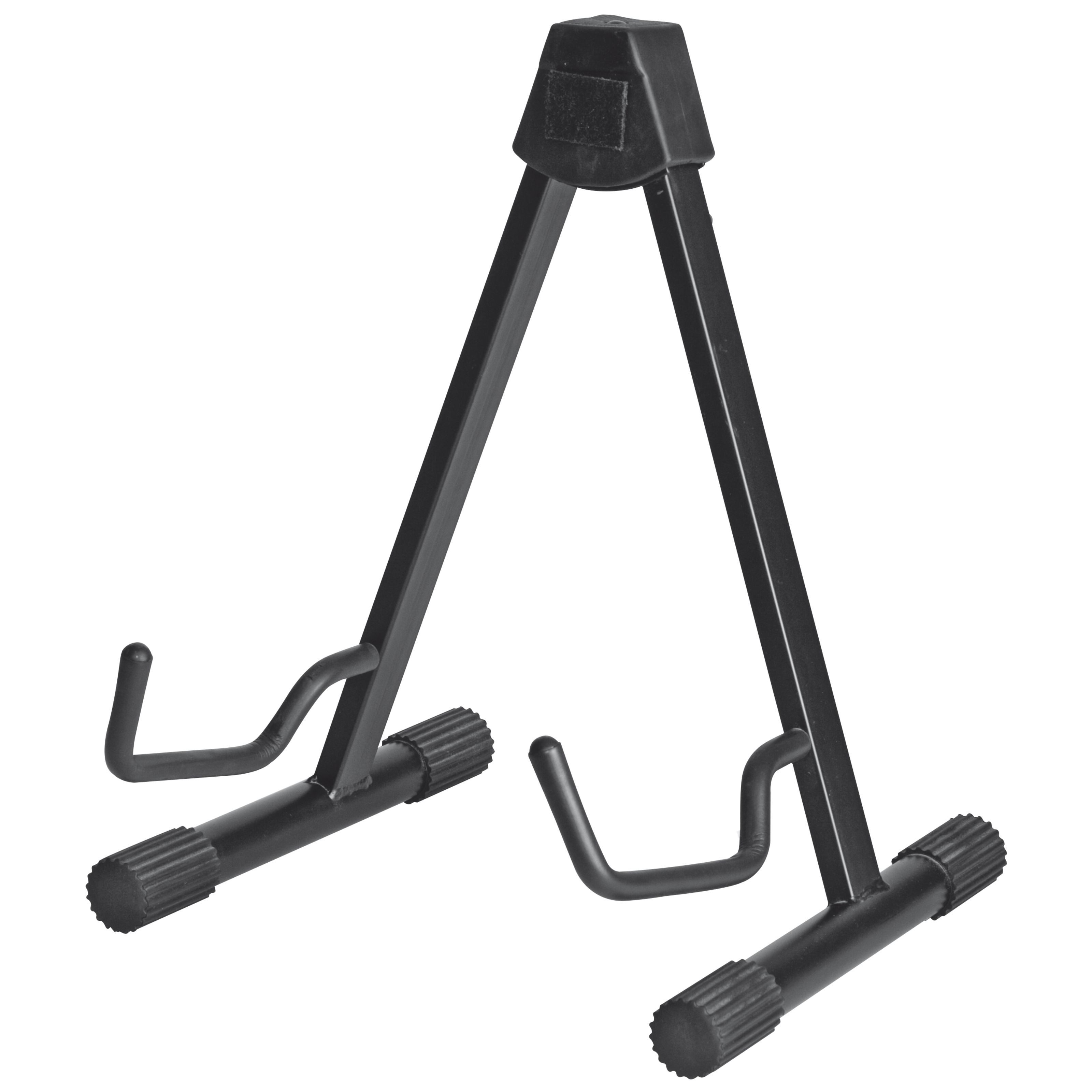 MUSIC STORE Gitarrenständer, (A-Frame Gitarrenständer von - 3-Fach Verstellbar Geeignet für Akustikgitarren und Bässe Schutz durch Gummiauflagen - Nicht für Nitrolack geeignet, Zubehör, Ständer), Gitarrenständer, A-Frame, Akustikgitarren, Bässe, Gummiaufl