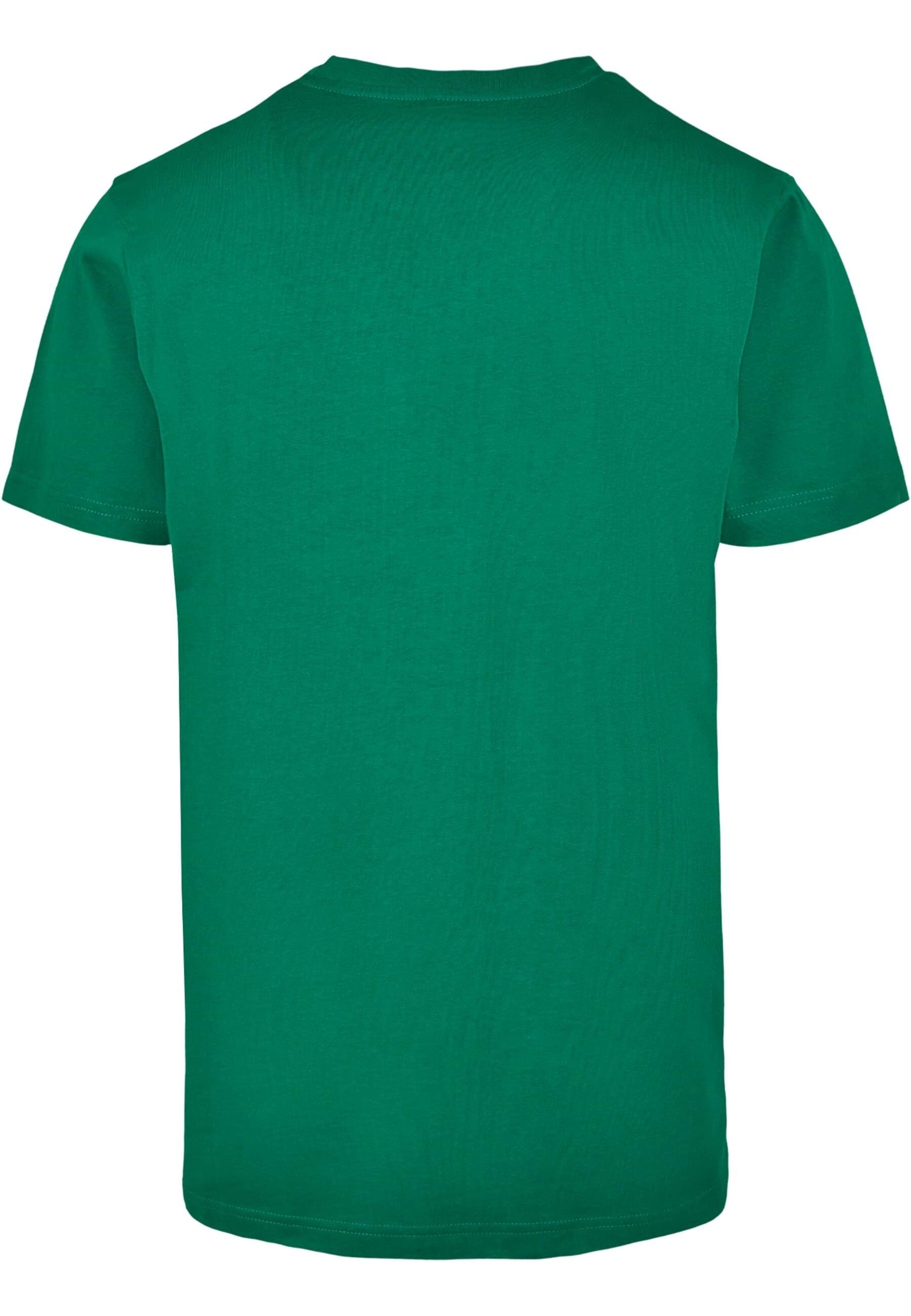 Peanuts Neck Herren Merchcode Round (1-tlg) Player T-Shirt T-Shirt forestgreen -