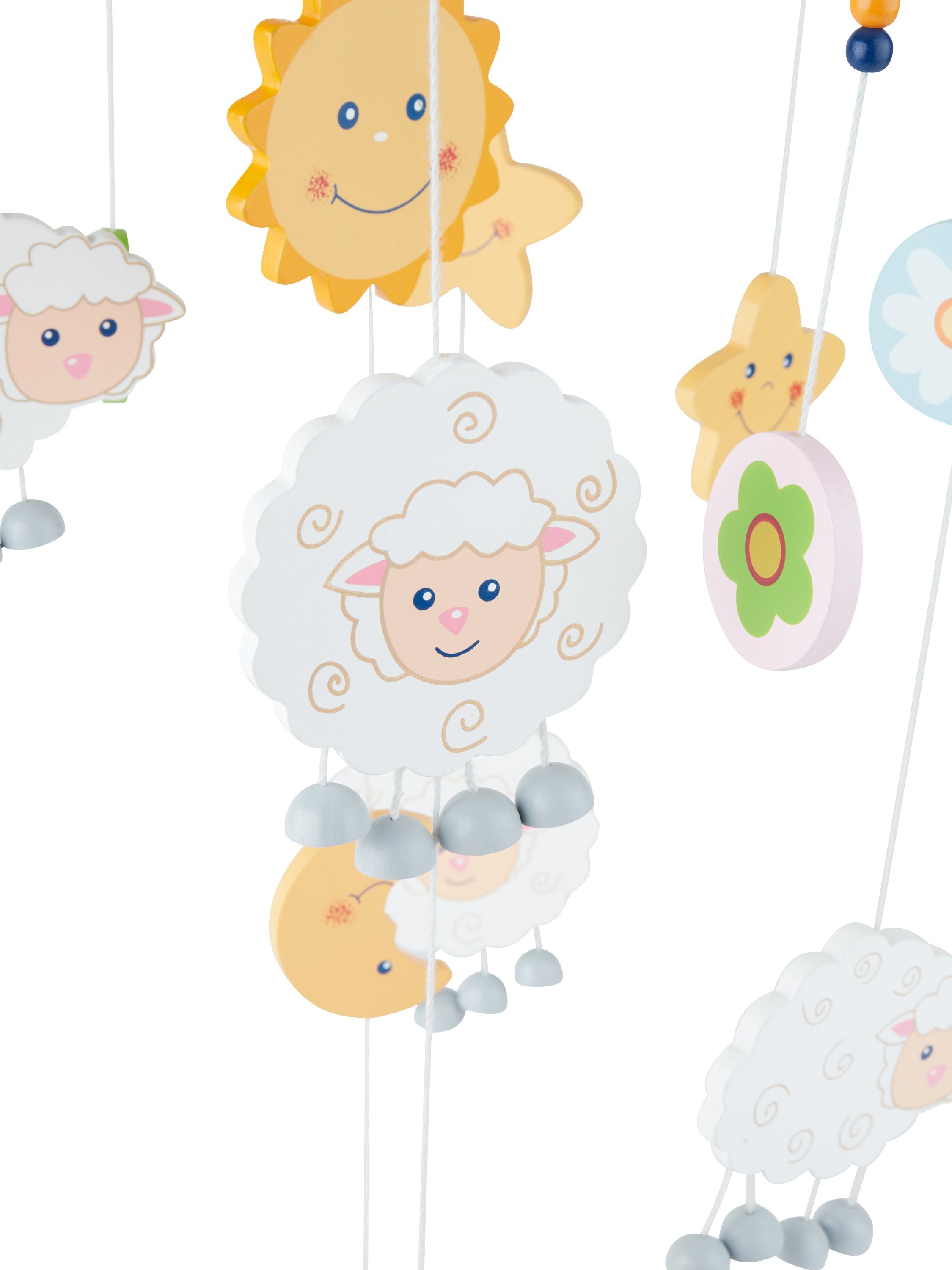 BIECO Mobile BIECO 3D Baby Mobile Schaf Betty aus robustem