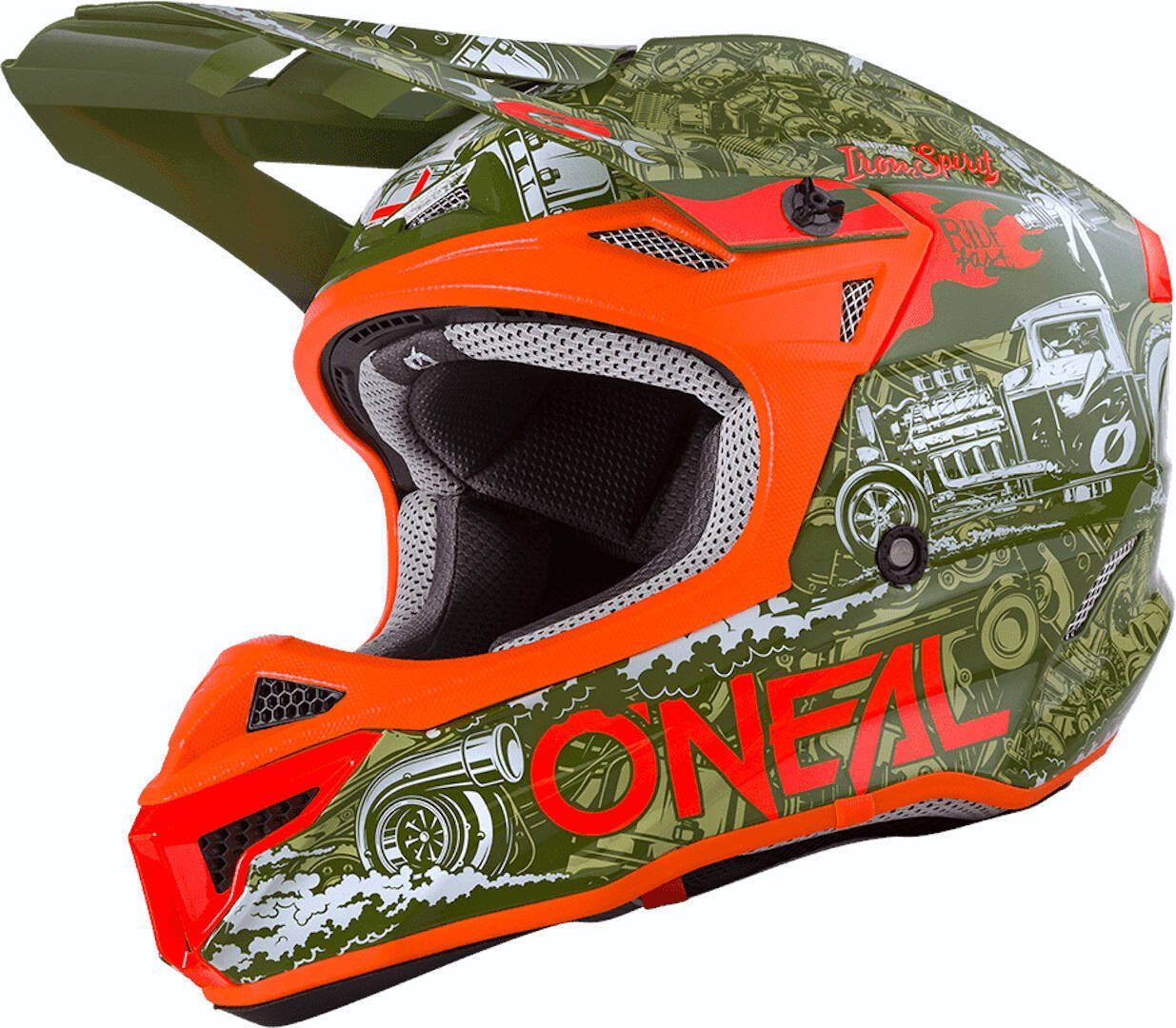 O’NEAL Motocrosshelm 5Series Polyacrylite HR Motocross Helm