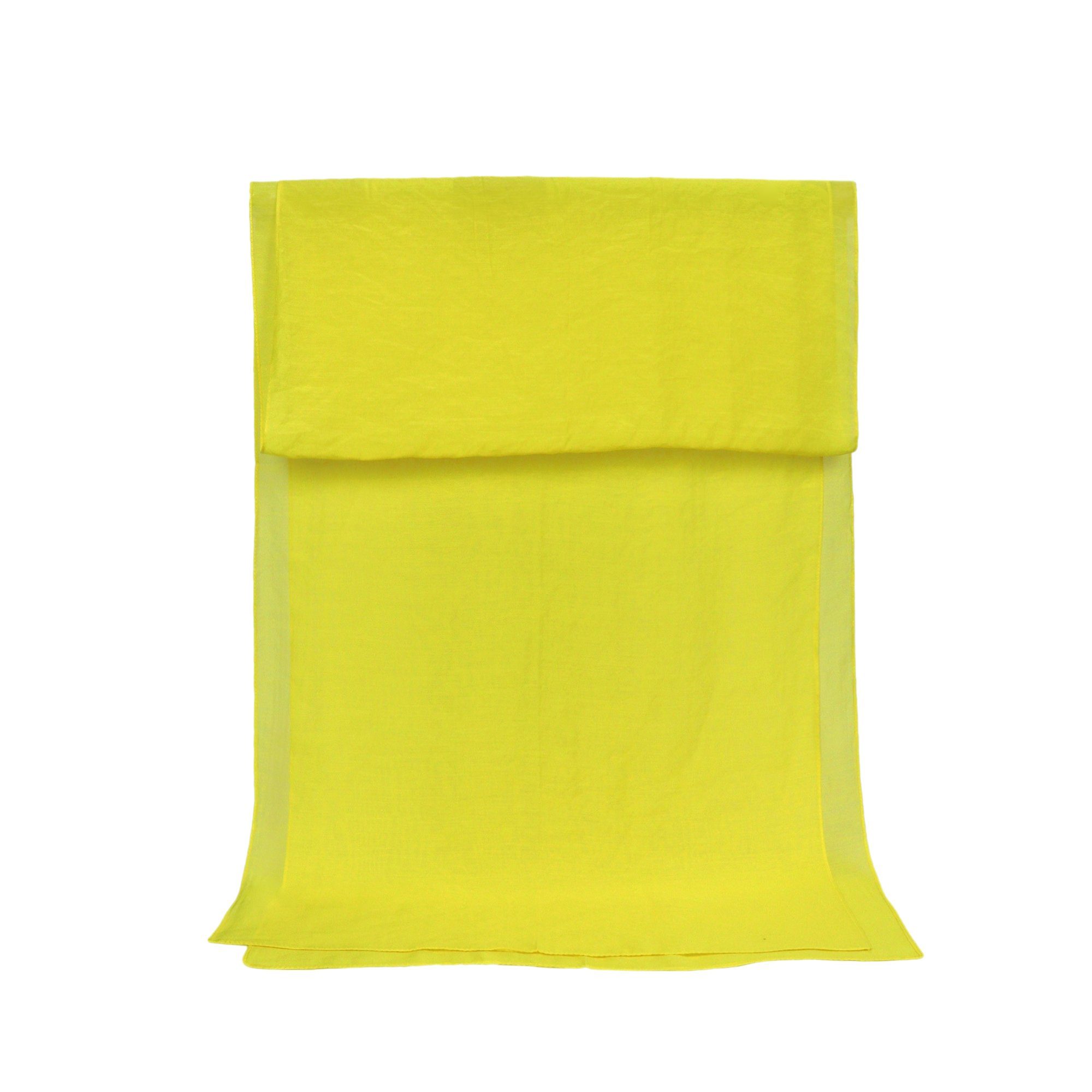 ZEBRO Modeschal Schal Uni gelb