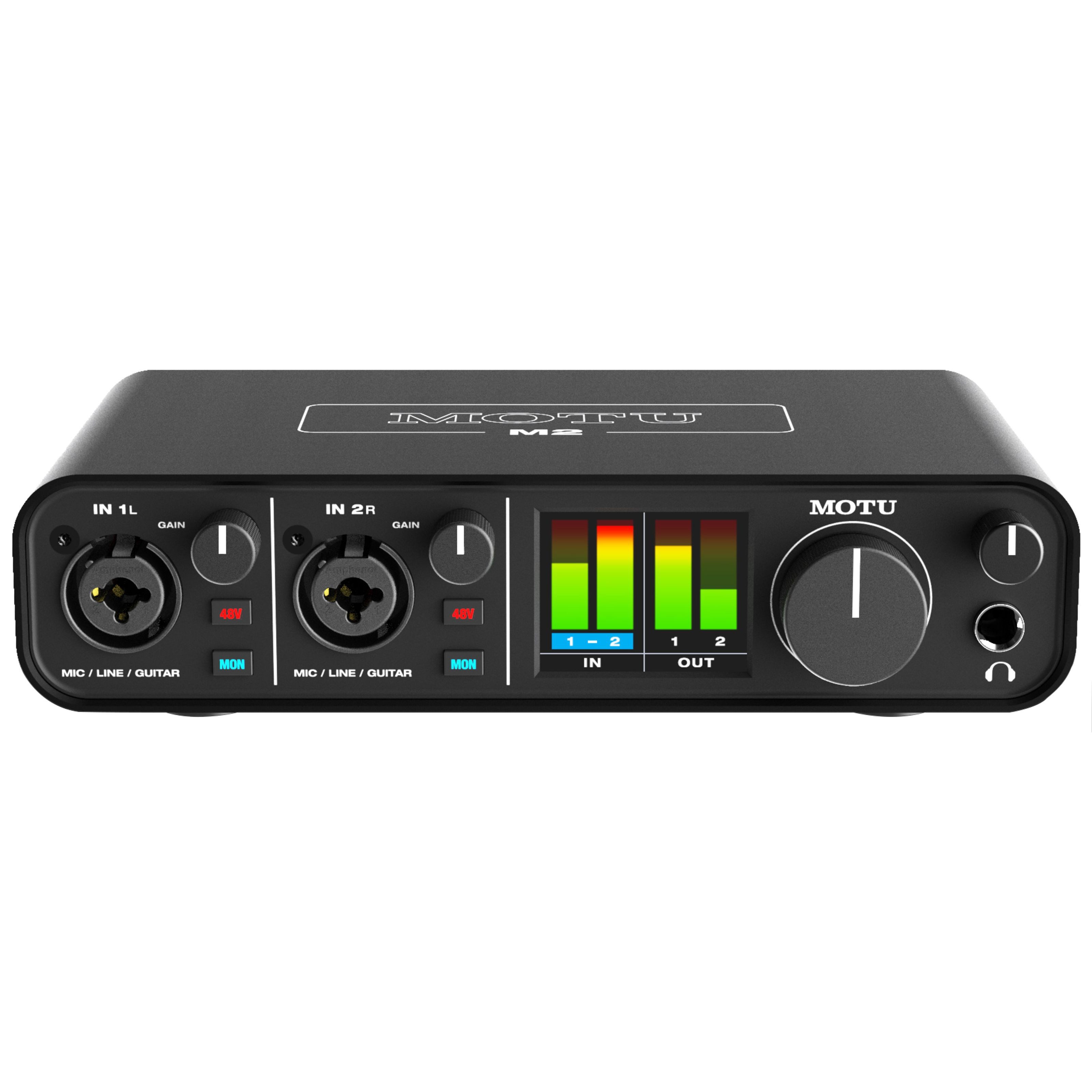 Motu-Audio Digitales Aufnahmegerät (M2 - USB Interface)