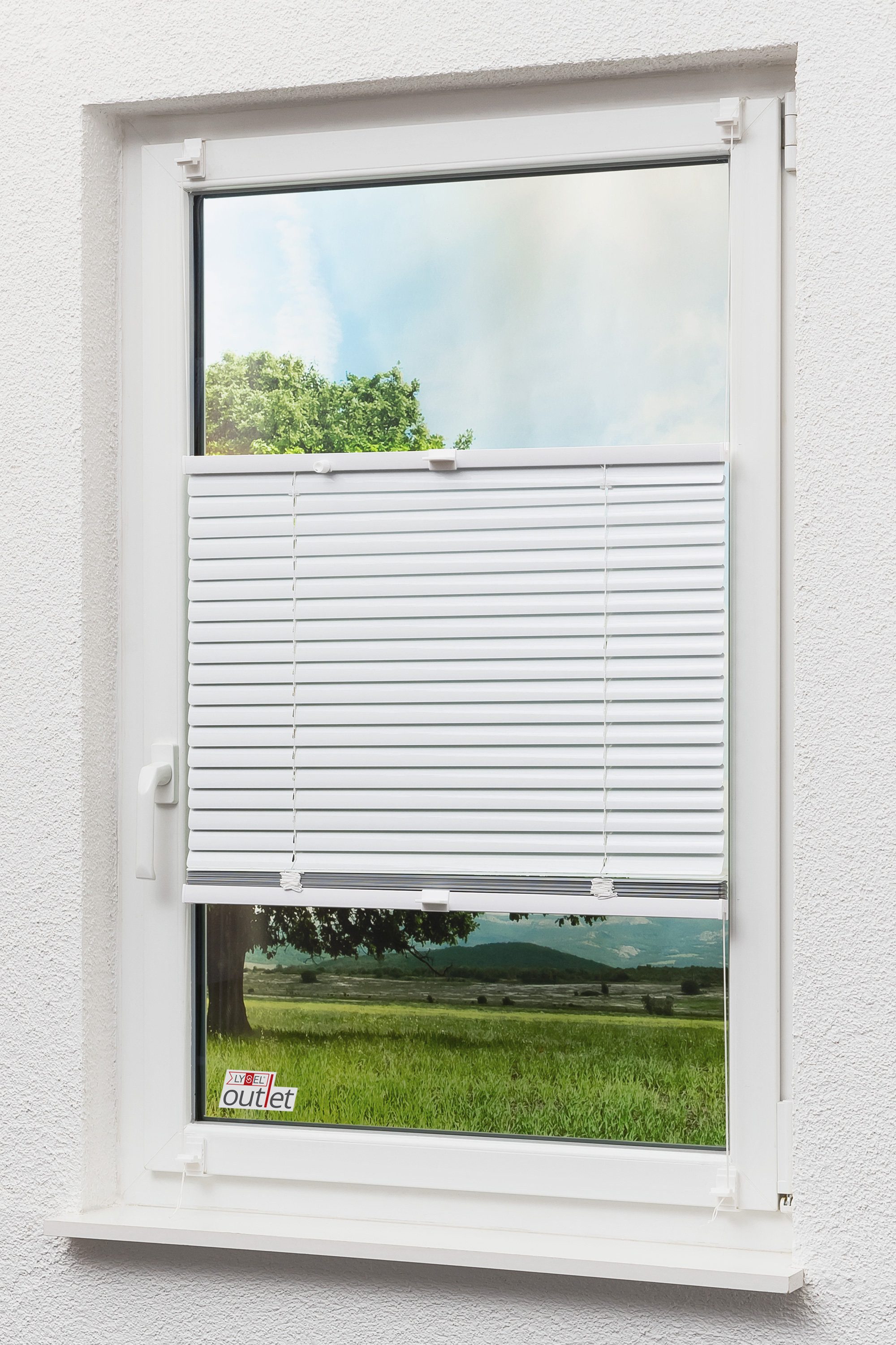 LYSEL® Jalousie Alu 25mm klemmen Weiß, günstig online kaufen