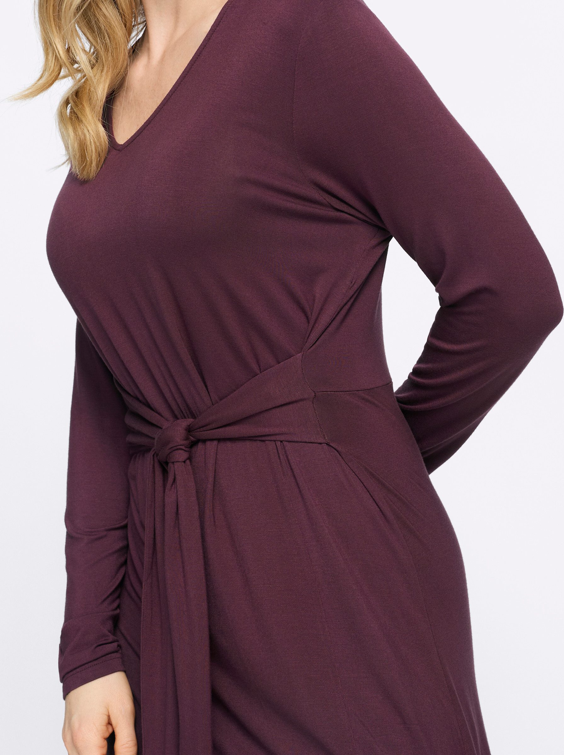 Sieh an! Etuikleid Jersey-Kleid Langarm
