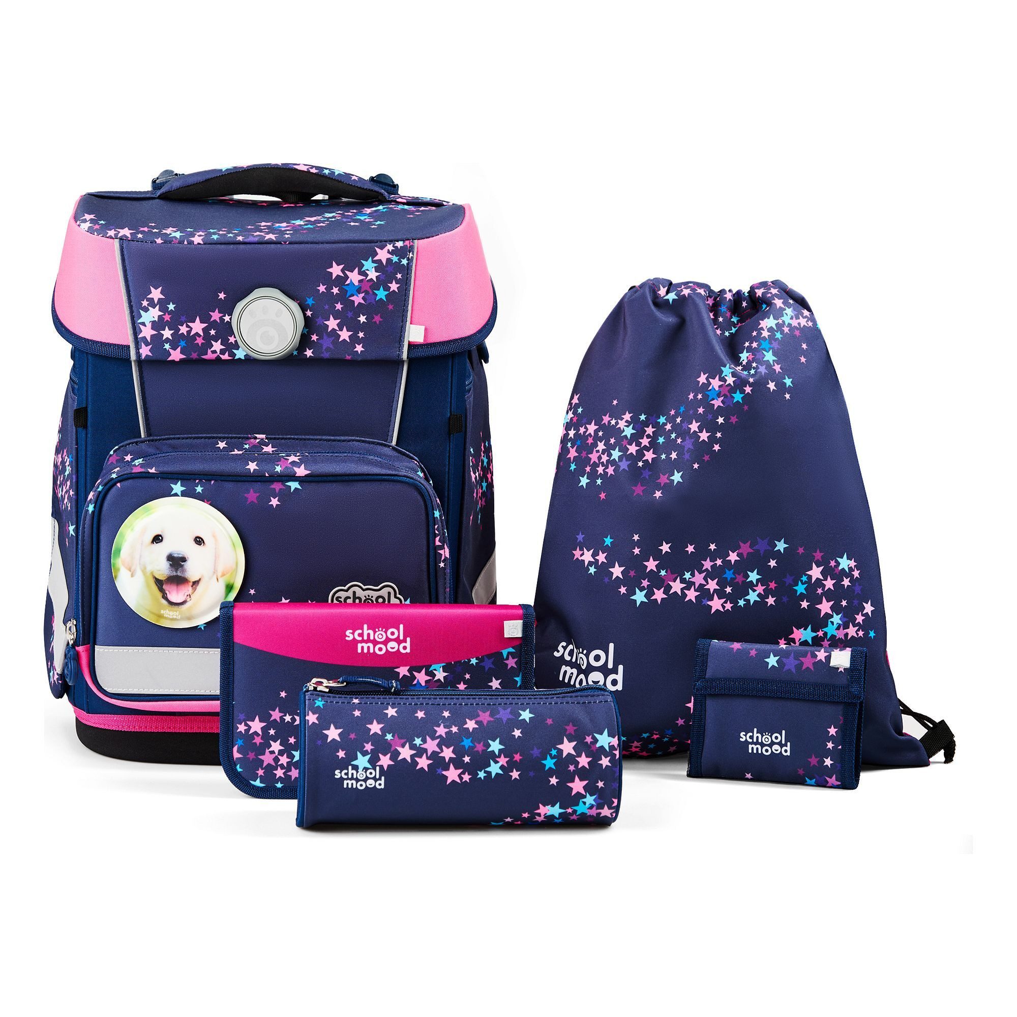 SCHOOL-MOOD® Schulranzen Champion Maxx (6-tlg), Polyester
