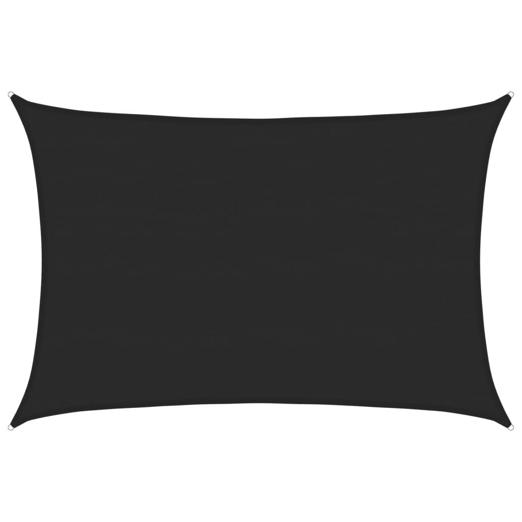 Sonnensegel Sonnensegel 160 g/m² Schwarz 5x7 m HDPE