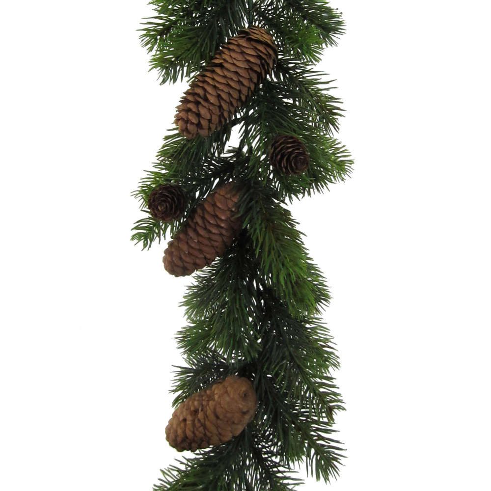 Kunstgirlande Künstliche FICHTENGIRLANDE ca 180cm. Mit ZAPFEN. Tannengirlande., Gasper, Höhe 180.00 cm